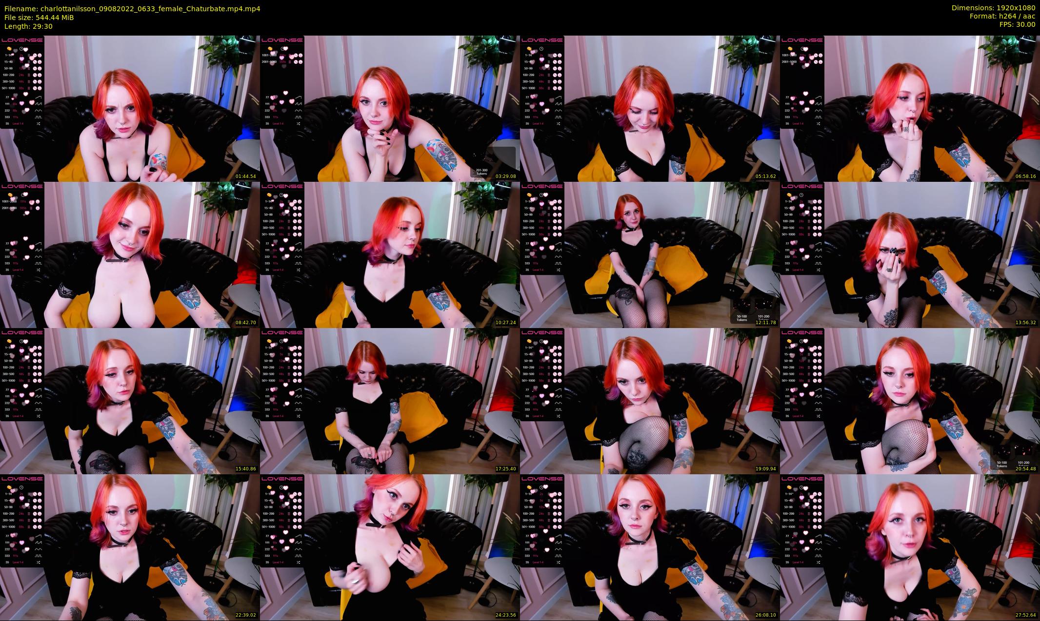 charlottanilsson — 30 minute Chaturbate female cam show recording, 1080p, Aug 9, 2022