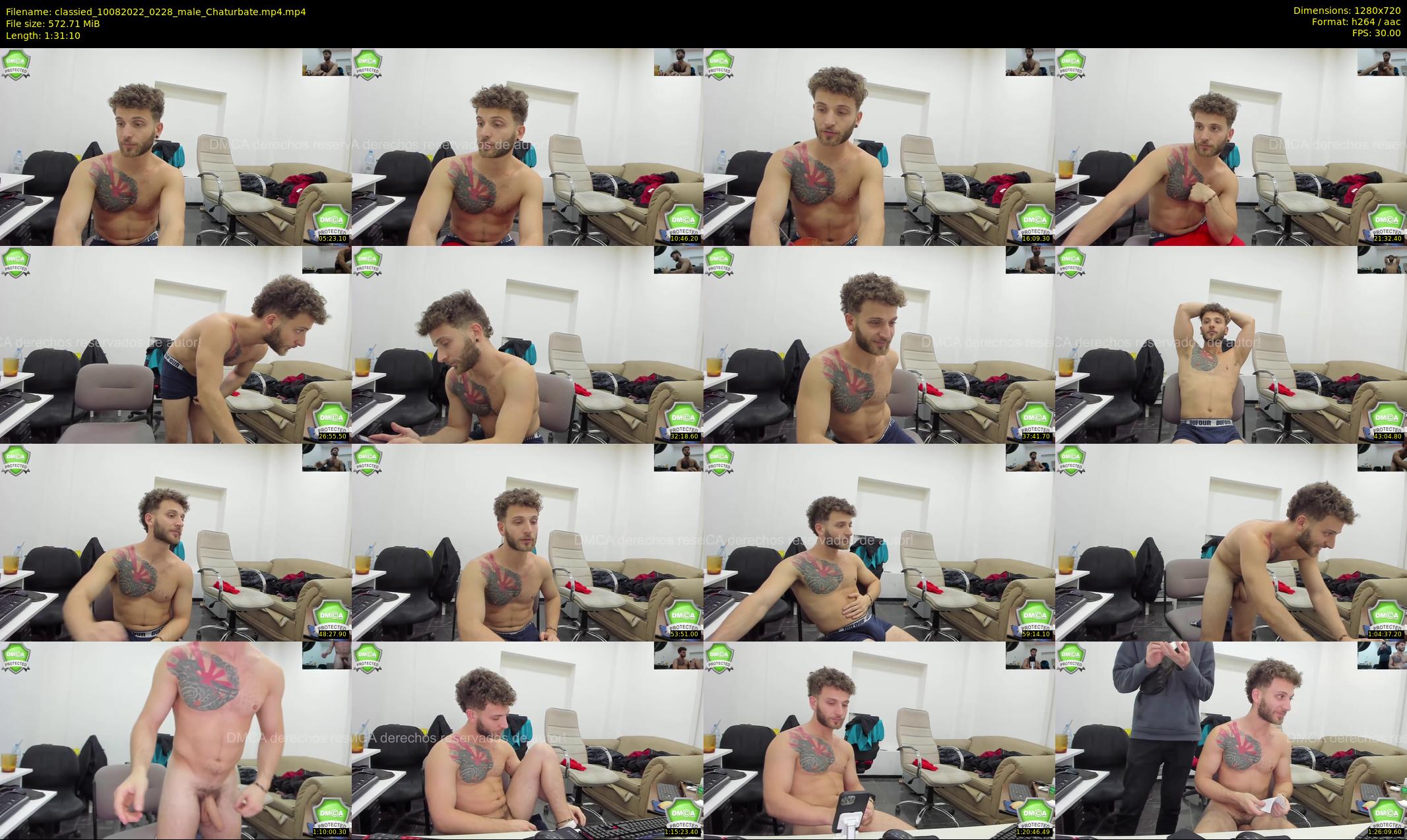 classied — 92 minute Chaturbate male cam show recording, 720p, Aug 10, 2022