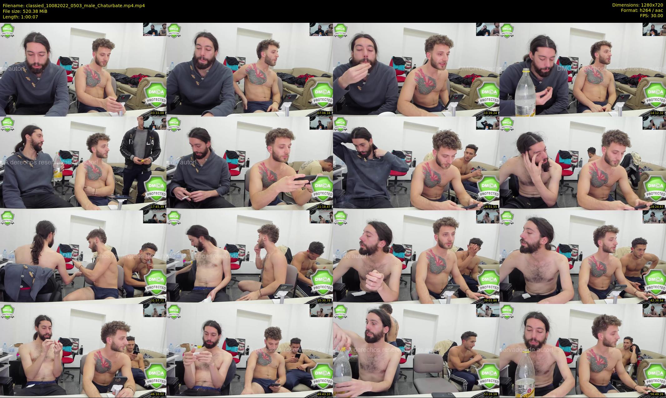 classied — 61 minute Chaturbate male cam show recording, 720p, Aug 10, 2022