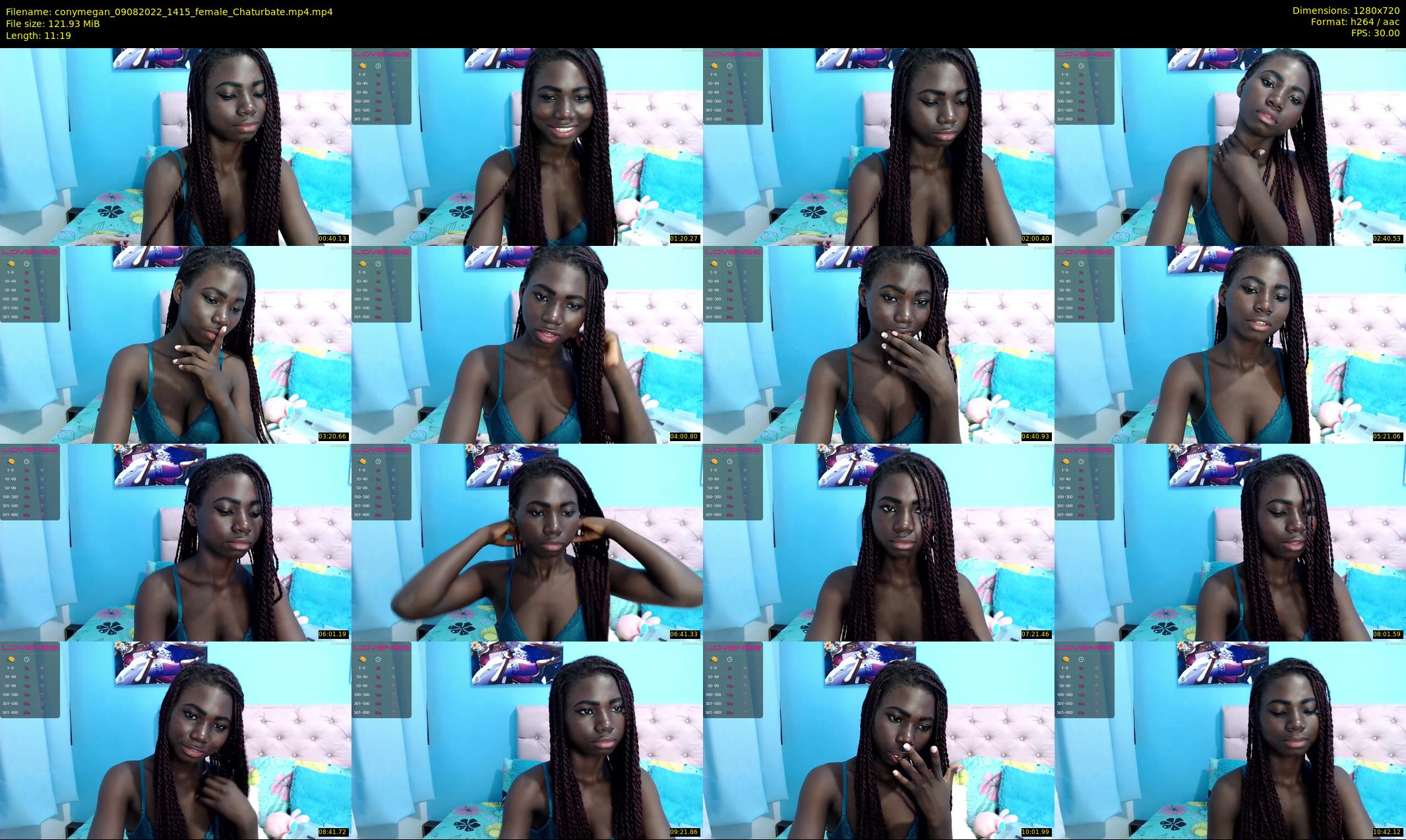 conymegan — 12 minute Chaturbate female cam show recording, 720p, Aug 9, 2022