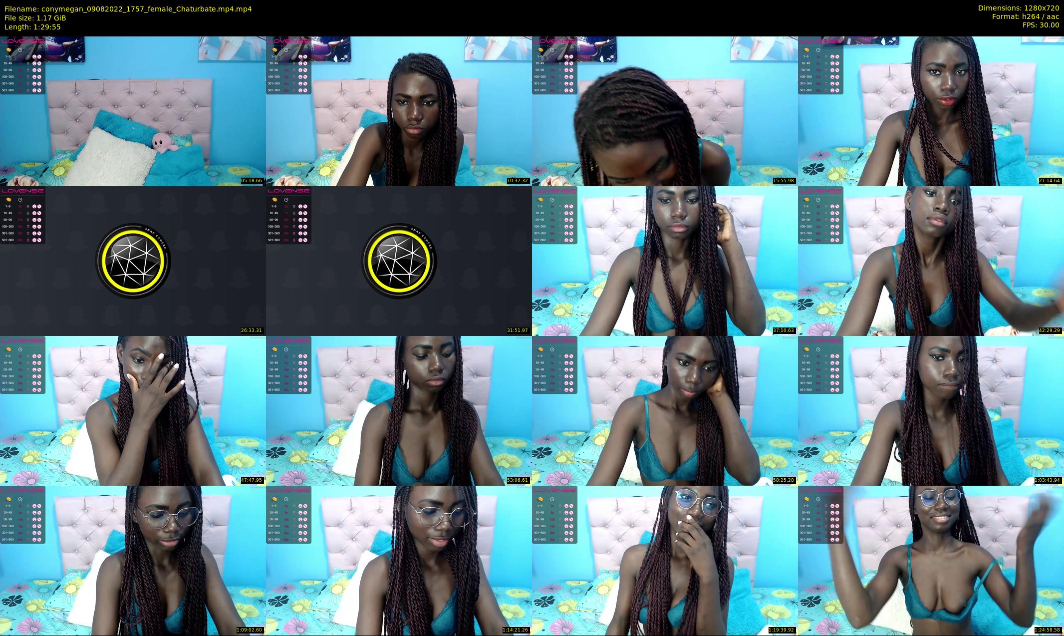 conymegan — 90 minute Chaturbate female cam show recording, 720p, Aug 9, 2022