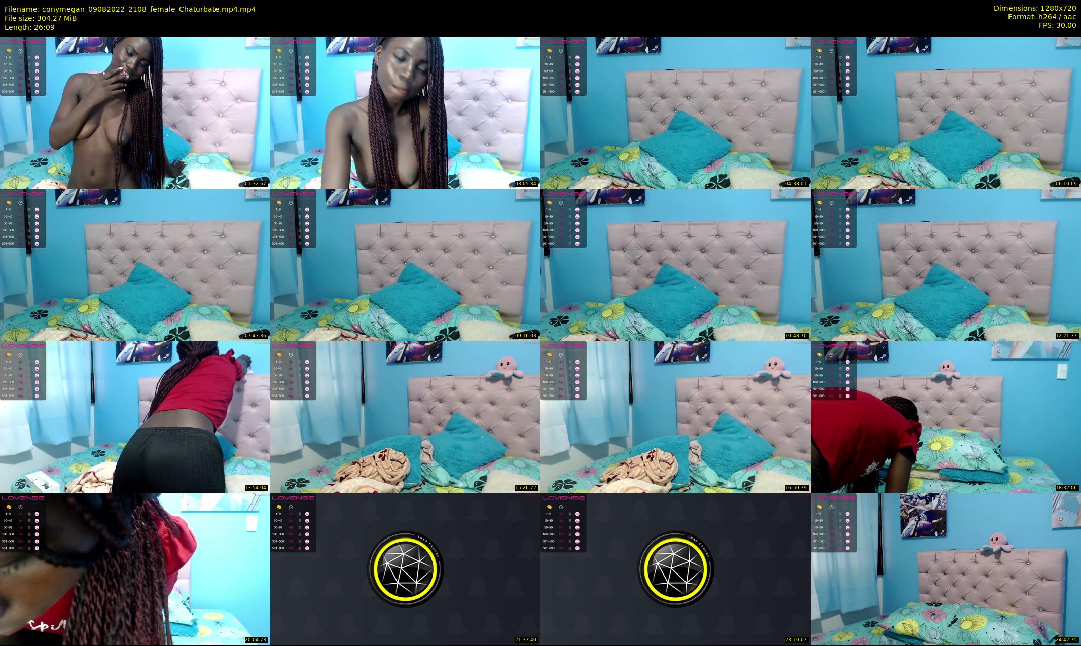 conymegan — 27 minute Chaturbate female cam show recording, 720p, Aug 9, 2022
