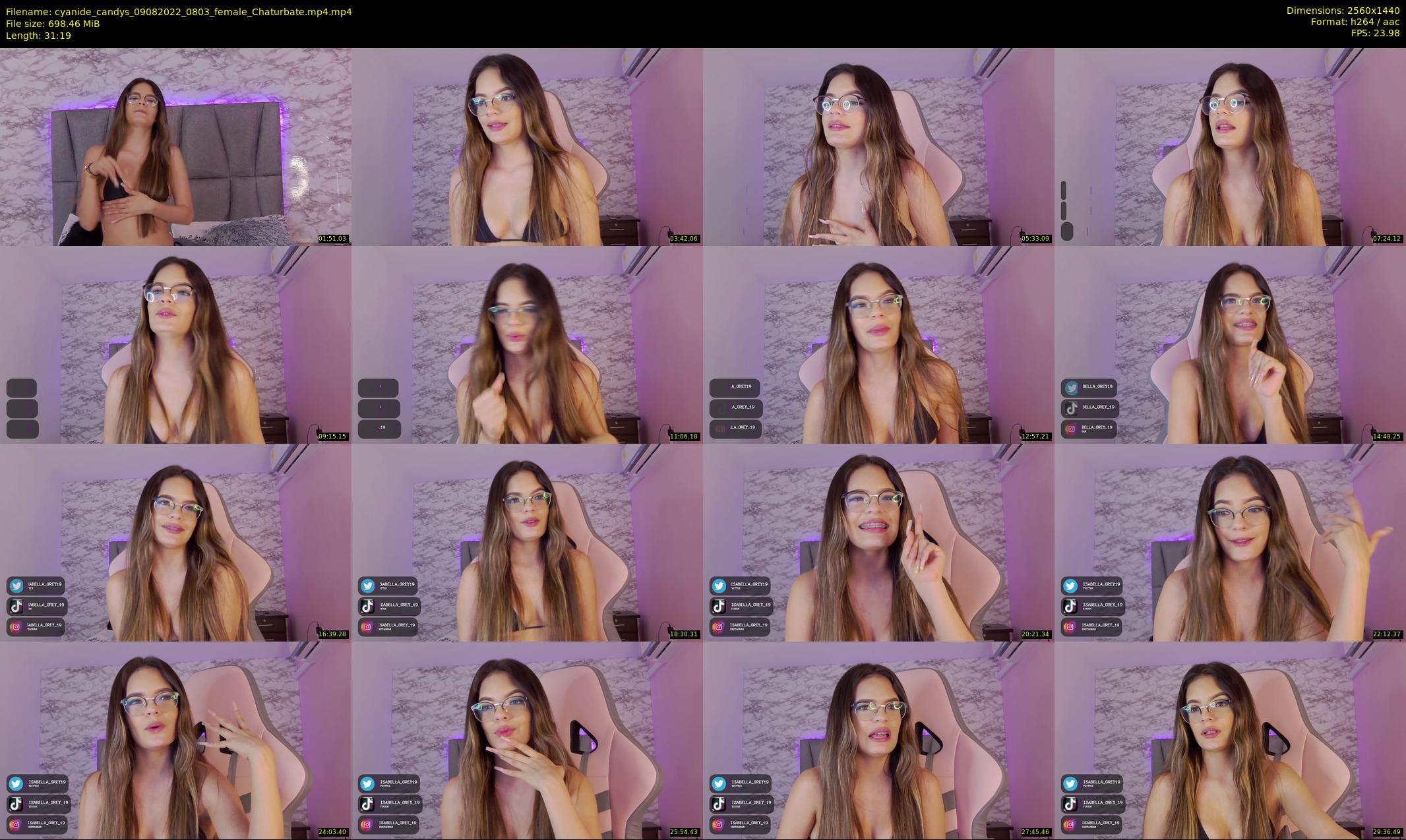 cyanide_candys — 32 minute Chaturbate female cam show recording, 1080p, Aug 9, 2022