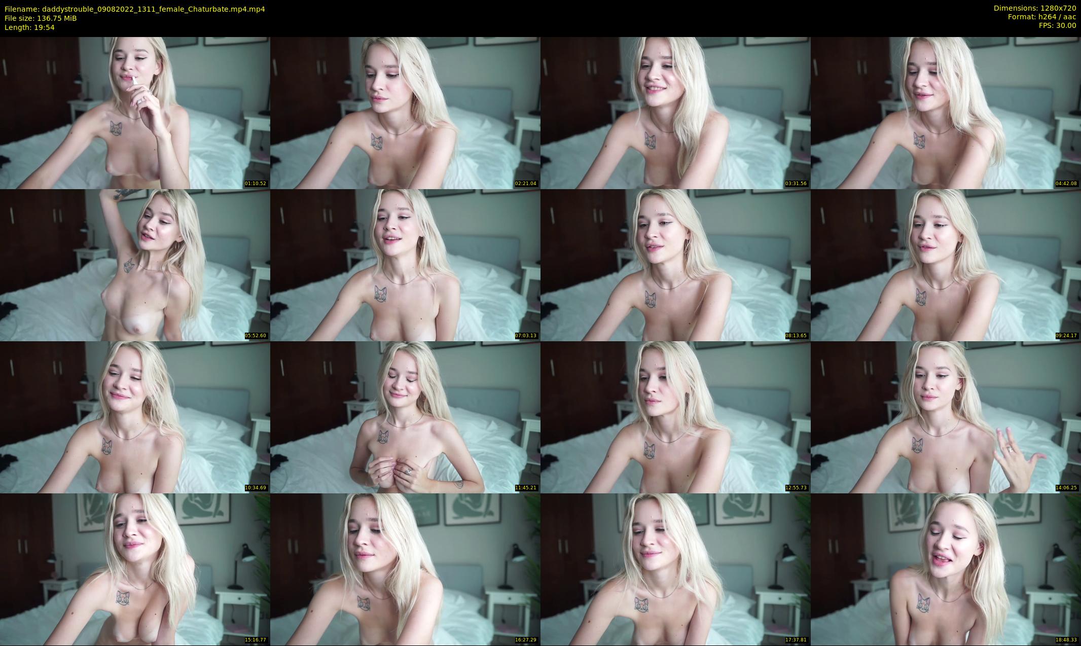 daddystrouble — 20 minute Chaturbate female cam show recording, 720p, Aug 9, 2022