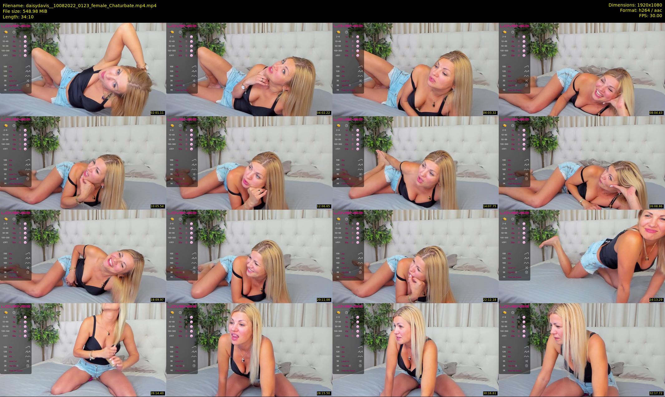 daisydavis_ — 35 minute Chaturbate female cam show recording, 1080p, Aug 10, 2022