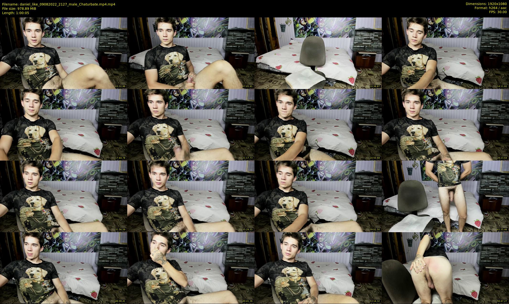 daniel_like — 61 minute Chaturbate male cam show recording, 1080p, Aug 9, 2022