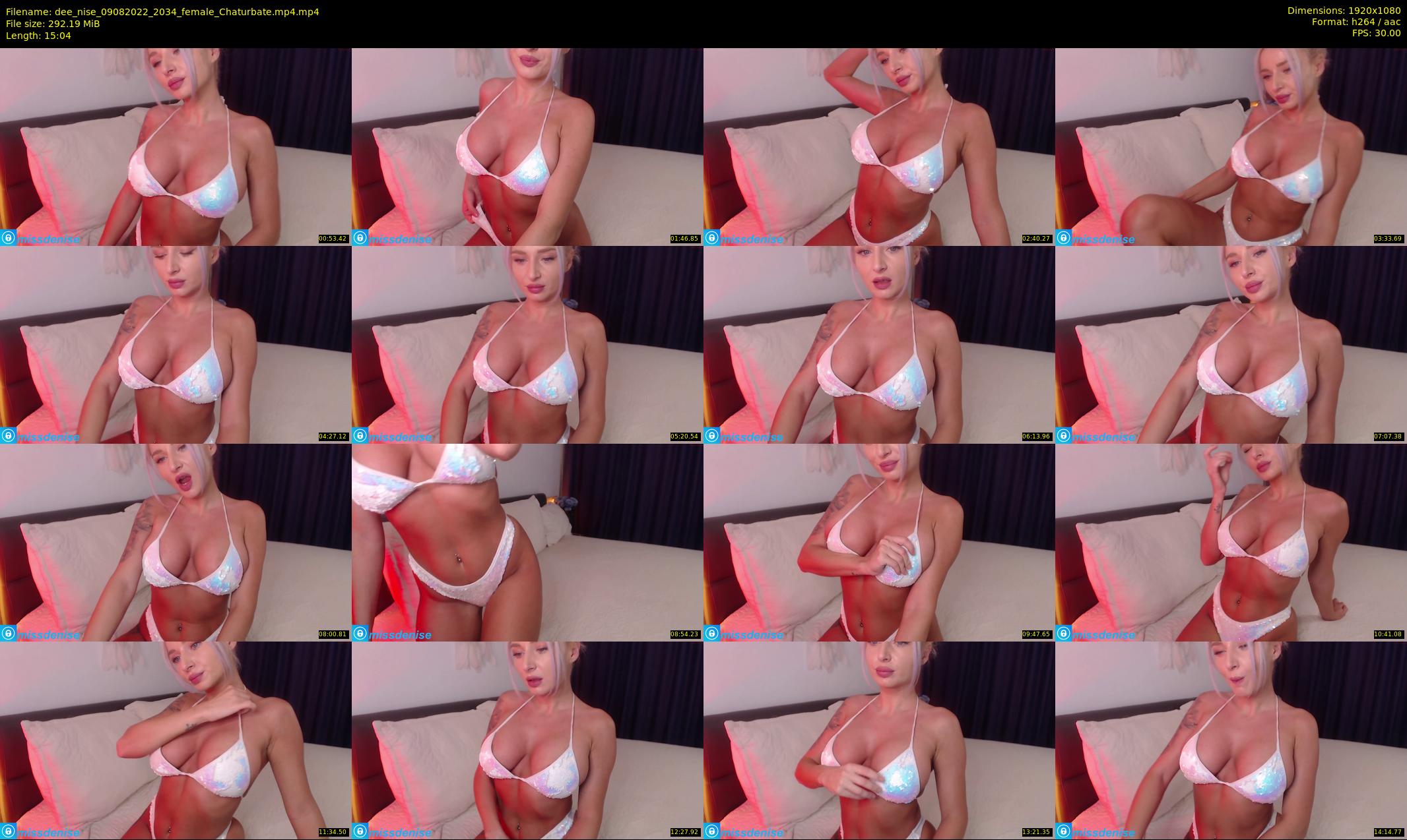 dee_nise — 16 minute Chaturbate female cam show recording, 1080p, Aug 9, 2022