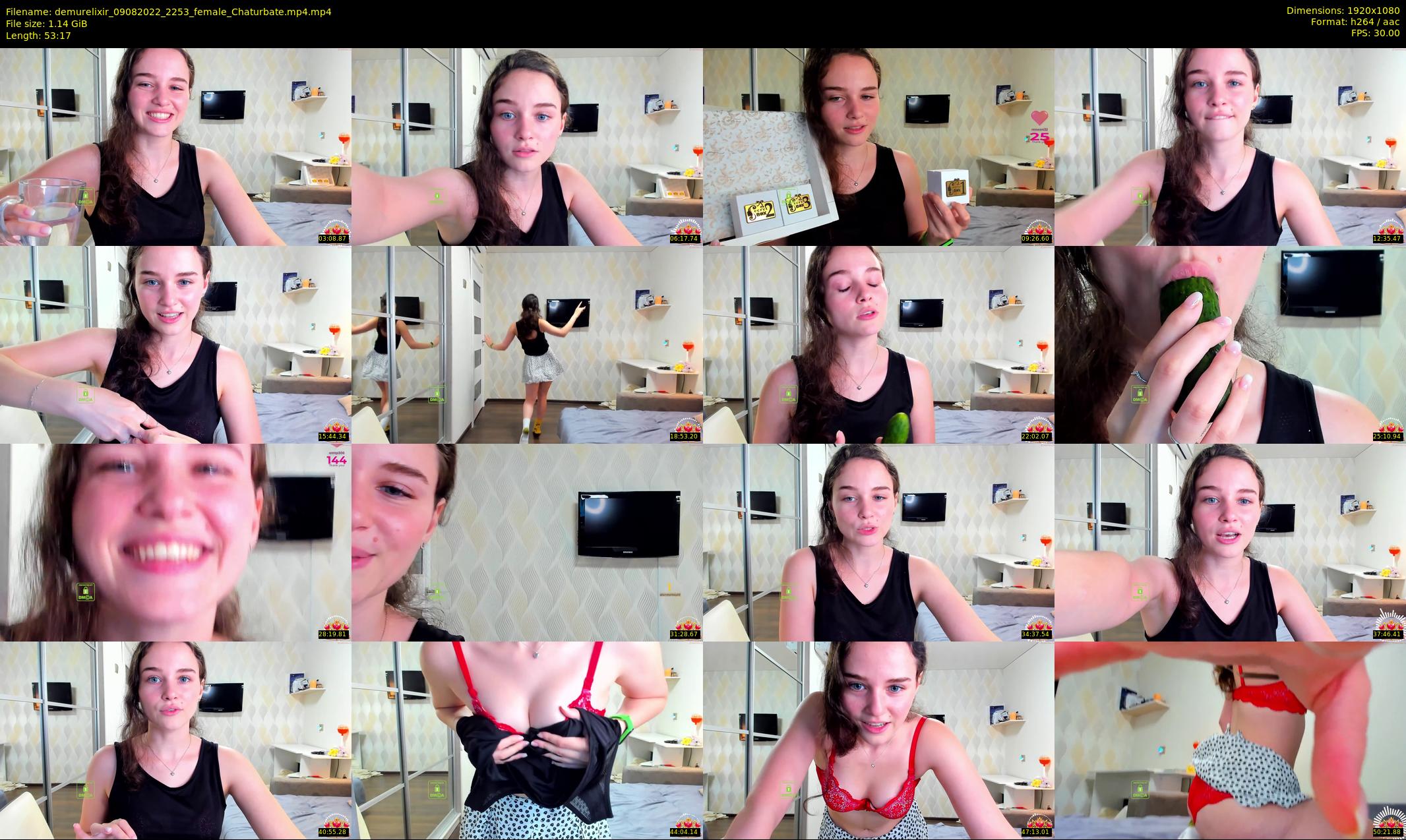 demurelixir — 54 minute Chaturbate female cam show recording, 1080p, Aug 9, 2022
