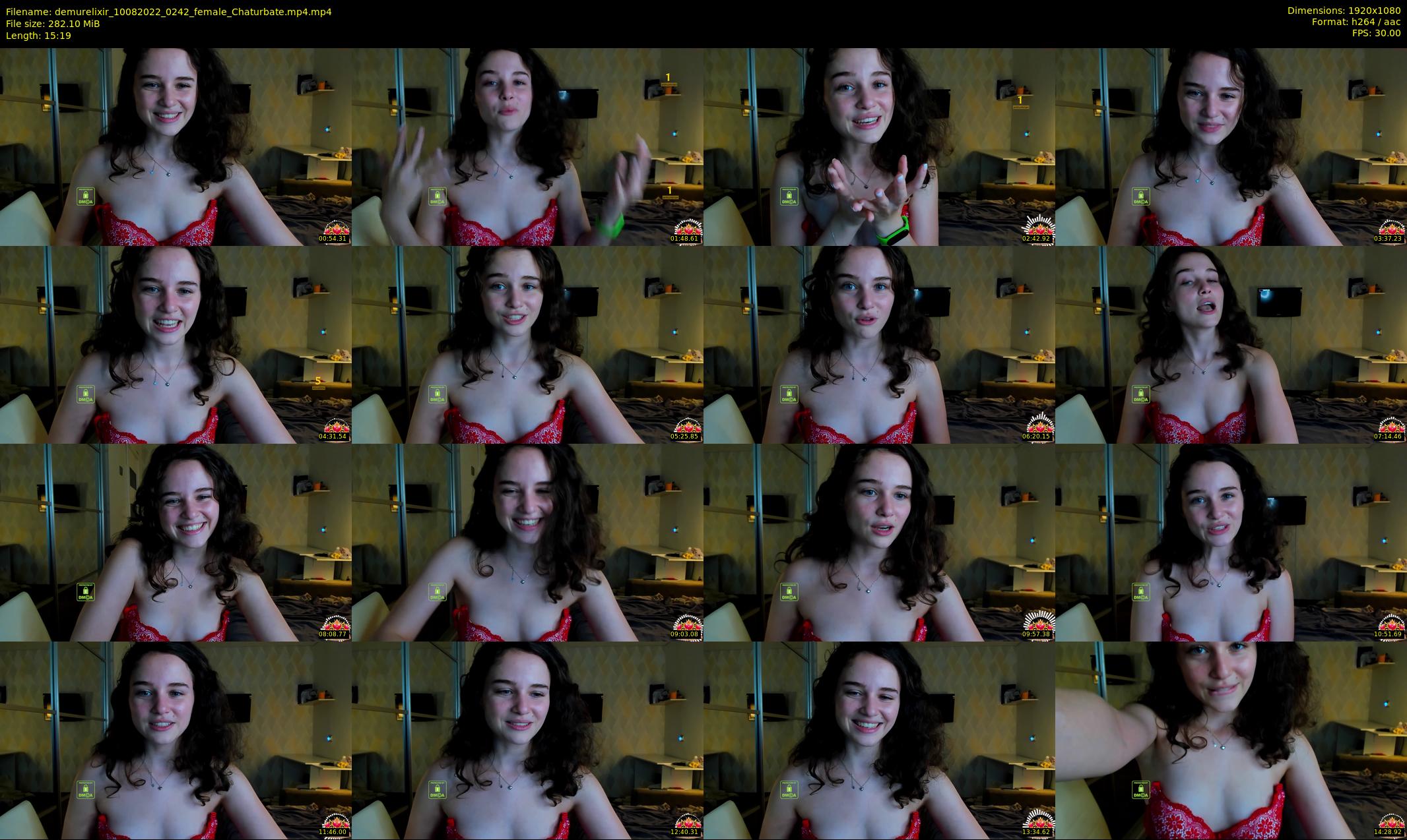demurelixir — 16 minute Chaturbate female cam show recording, 1080p, Aug 10, 2022