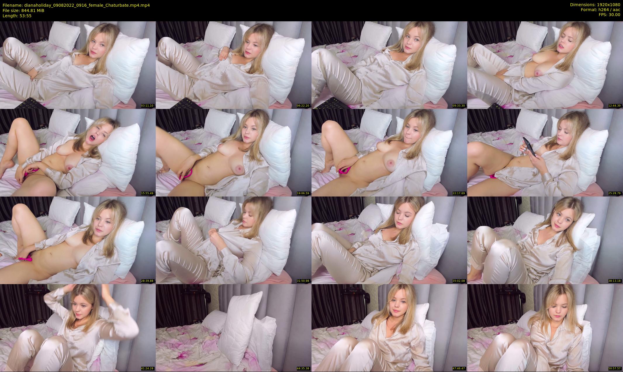 dianaholiday — 54 minute Chaturbate female cam show recording, 1080p, Aug 9, 2022