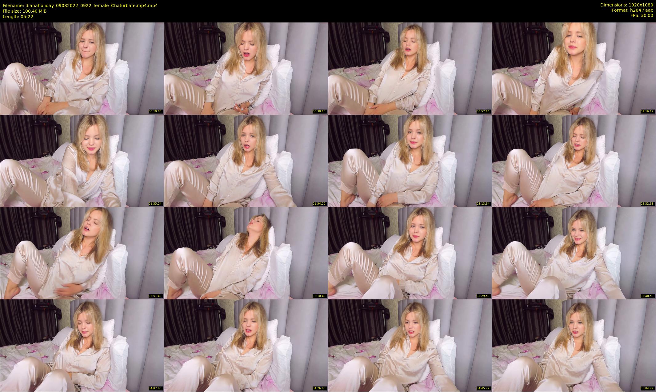 dianaholiday — 6 minute Chaturbate female cam show recording, 1080p, Aug 9, 2022