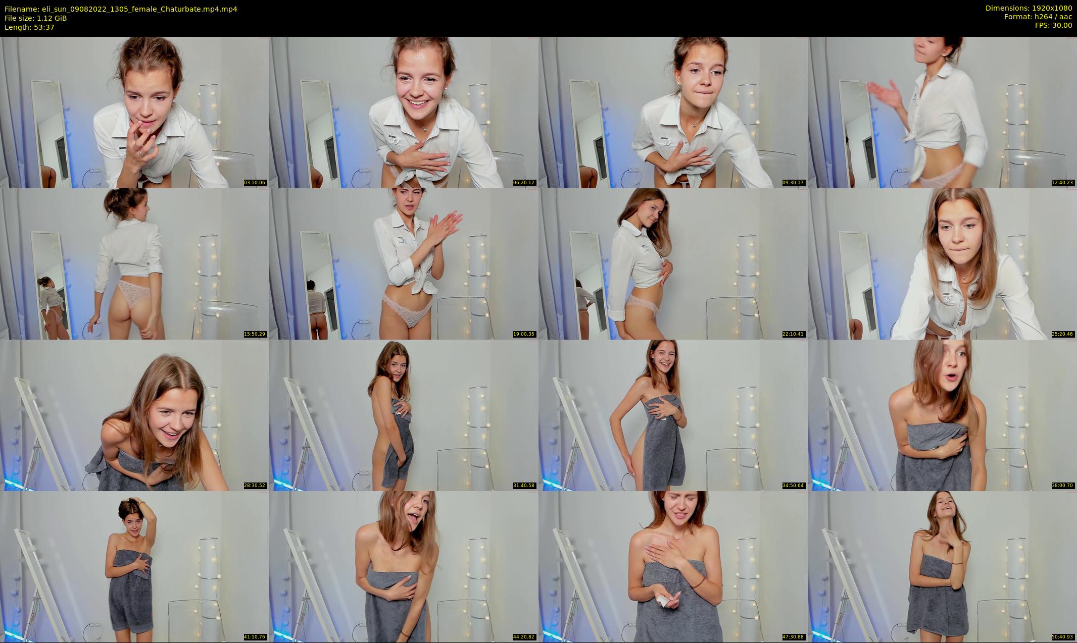eli_sun — 54 minute Chaturbate female cam show recording, 1080p, Aug 9, 2022
