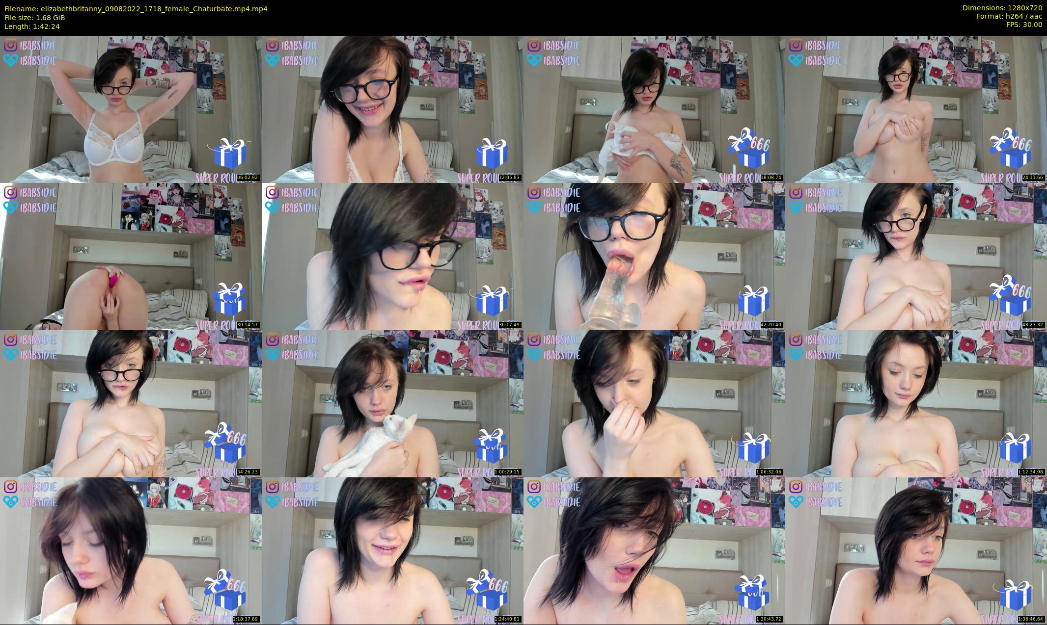 elizabethbritanny — 103 minute Chaturbate female cam show recording, 720p, Aug 9, 2022