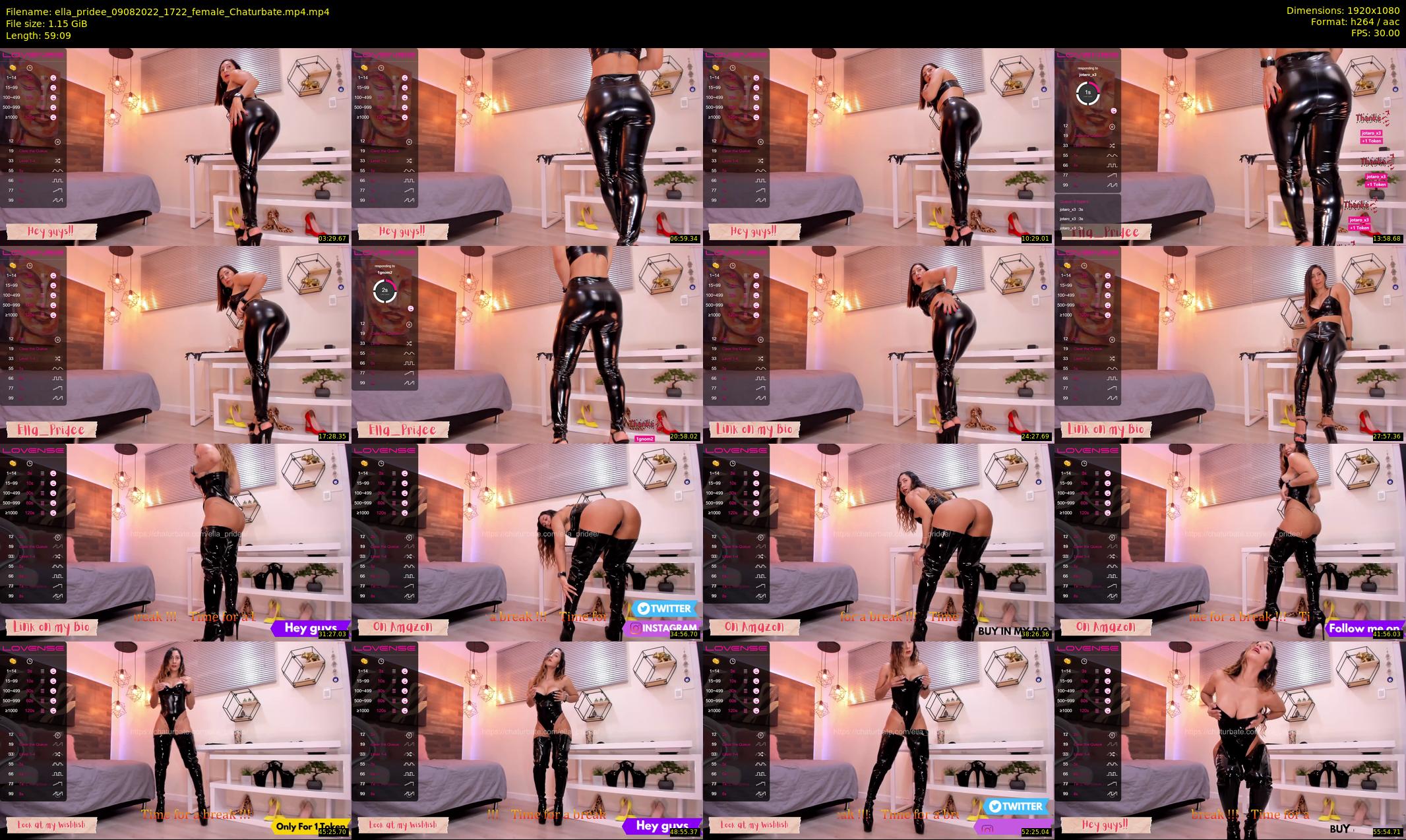 ella_pridee — 60 minute Chaturbate female cam show recording, 1080p, Aug 9, 2022