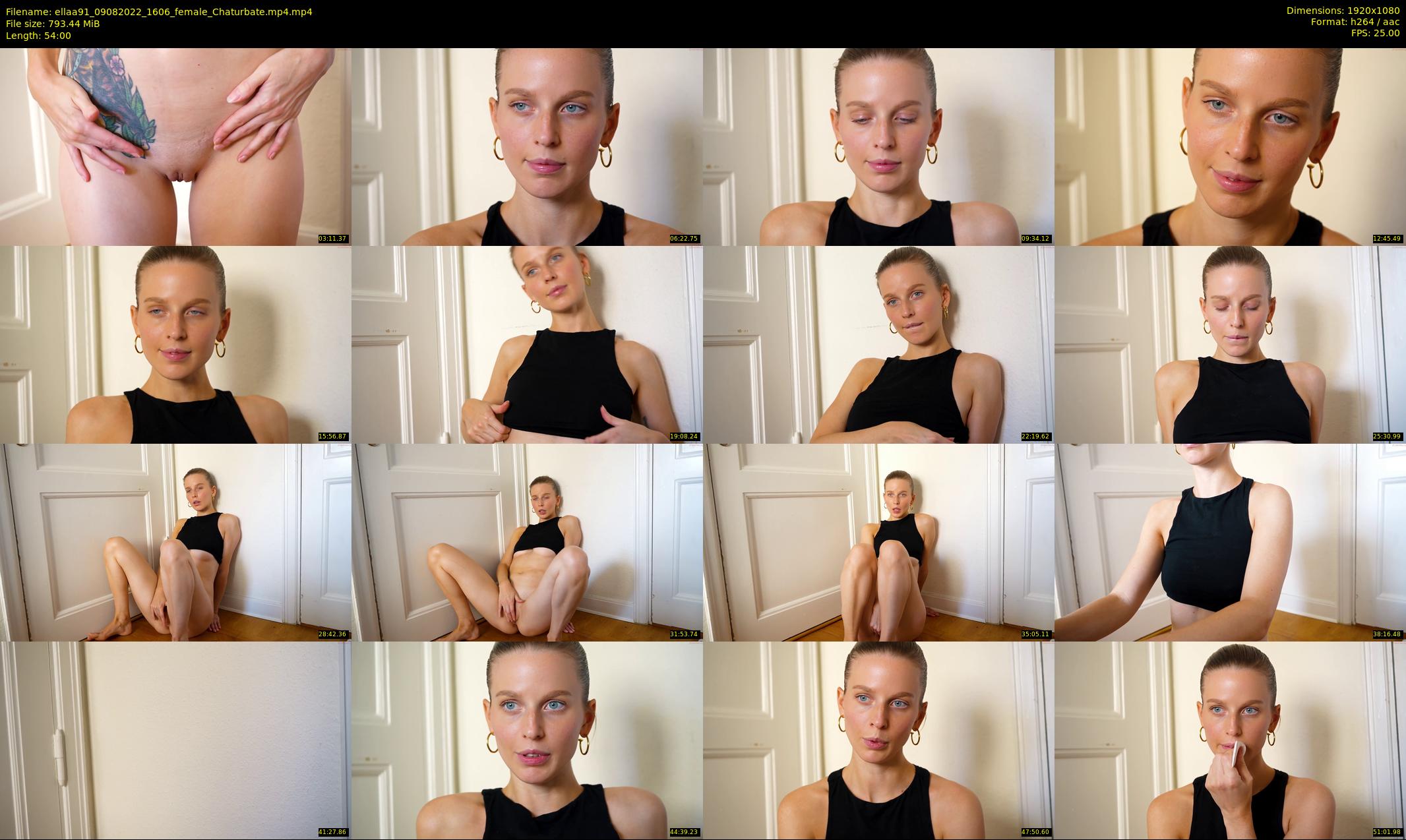 ellaa91 — 54 minute Chaturbate female cam show recording, 1080p, Aug 9, 2022