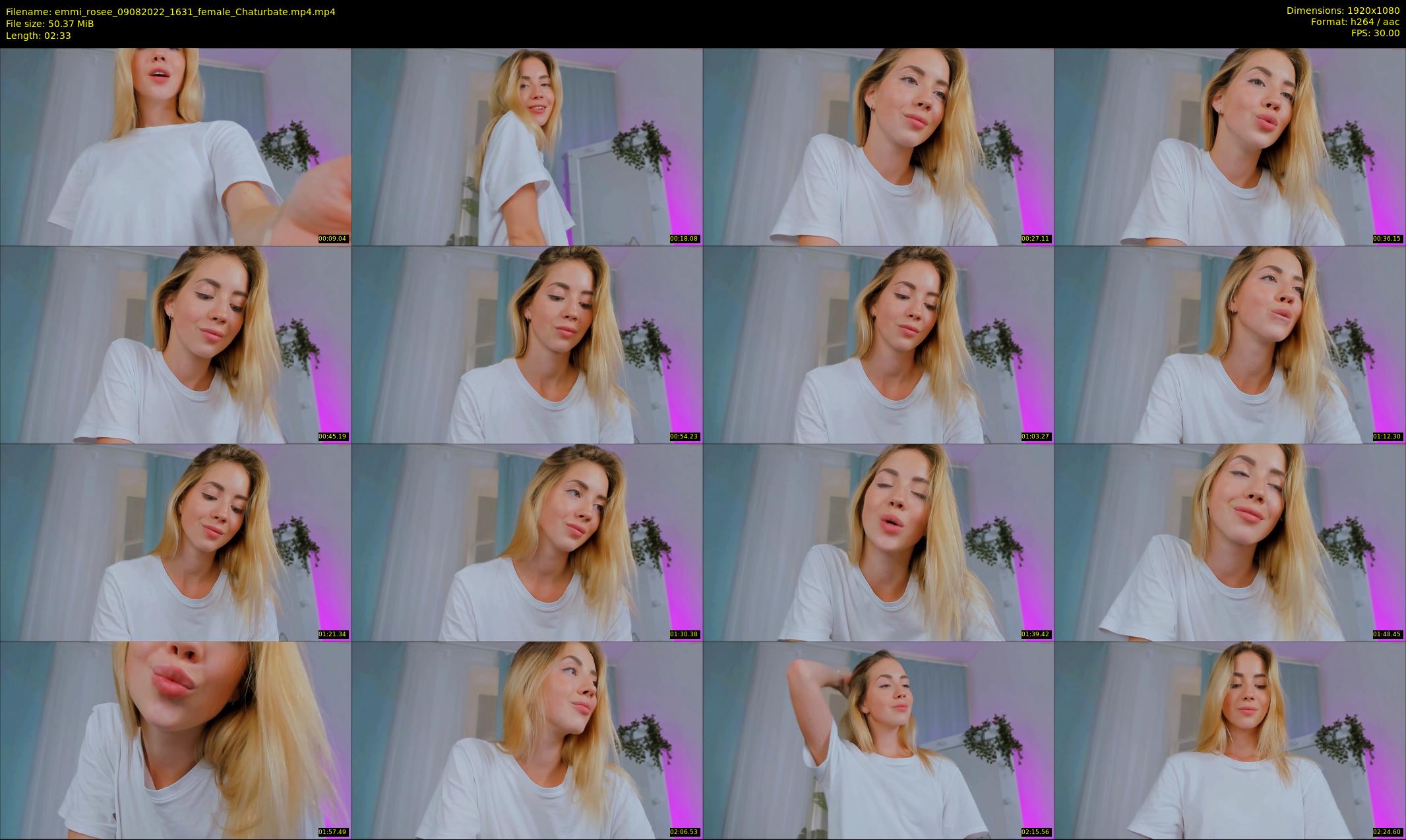 emmi_rosee — 3 minute Chaturbate female cam show recording, 1080p, Aug 9, 2022