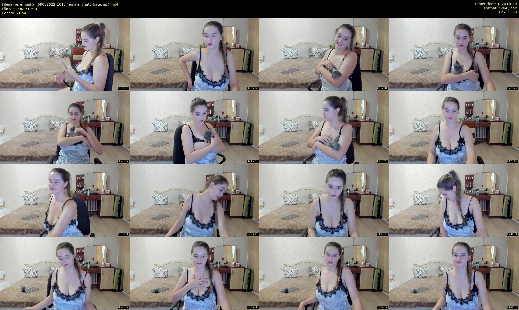 emmika_ — 22 minute Chaturbate female cam show recording, 1080p, Aug 9, 2022