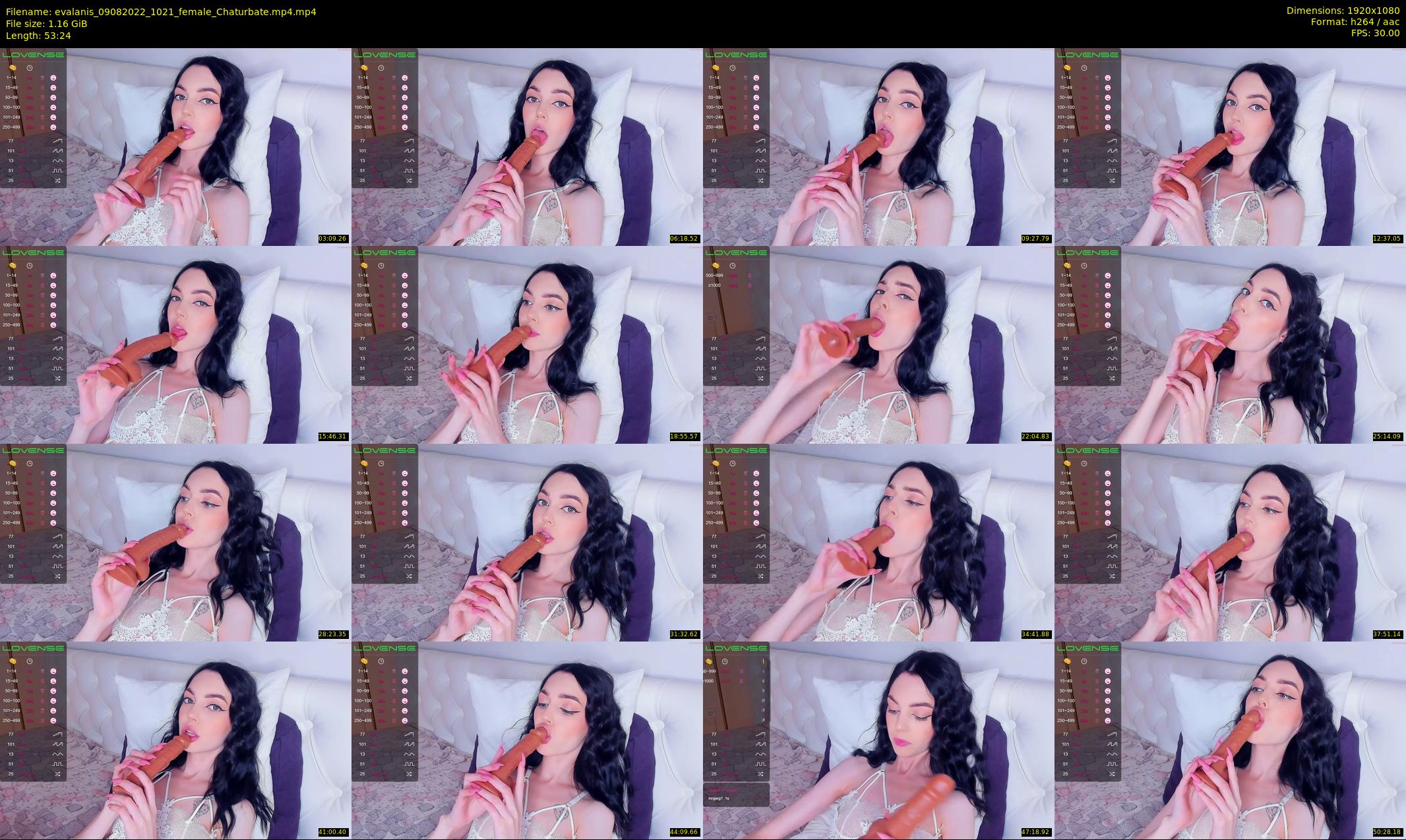 evalanis — 54 minute Chaturbate couple cam show recording, 1080p, Aug 9, 2022