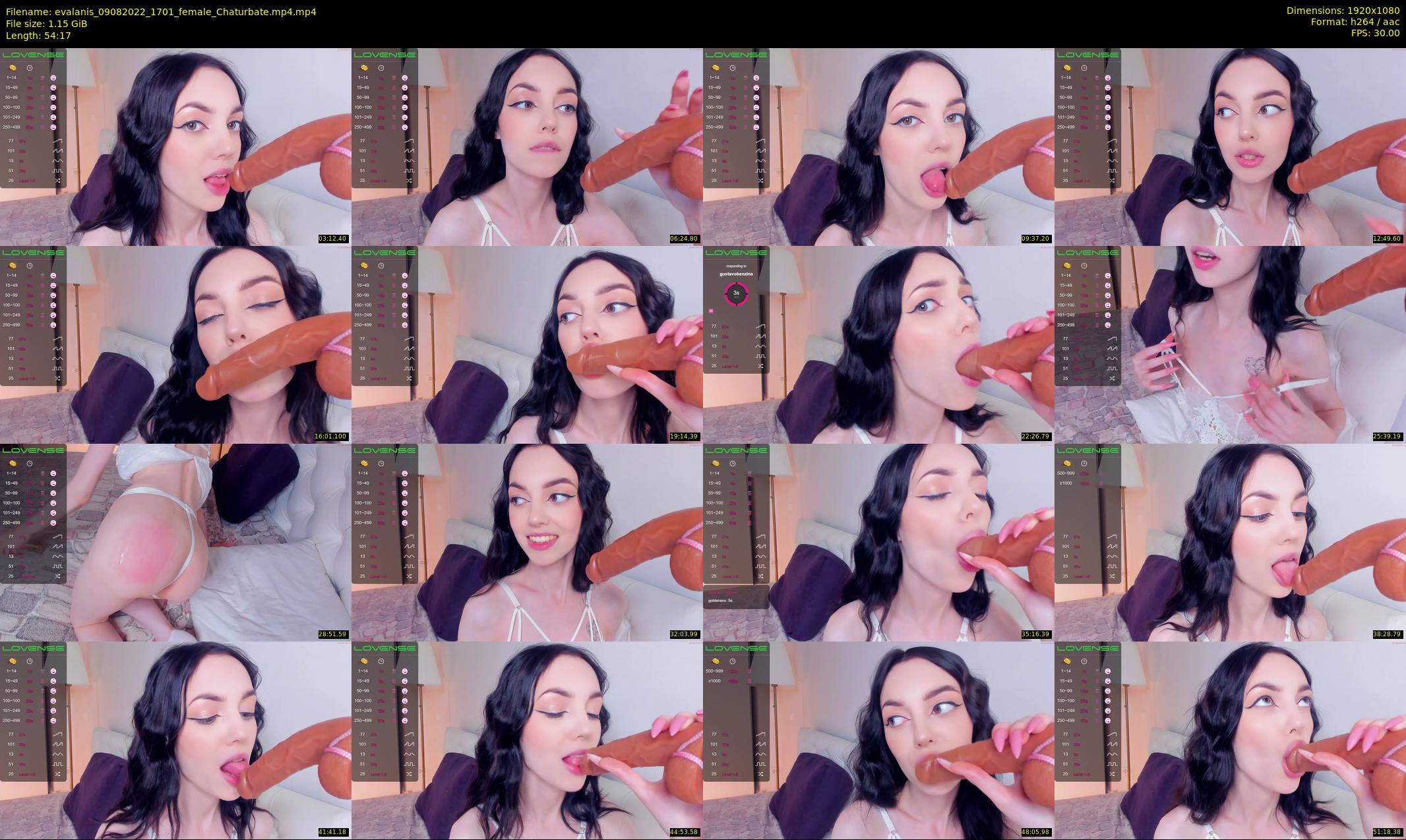 evalanis — 55 minute Chaturbate couple cam show recording, 1080p, Aug 9, 2022