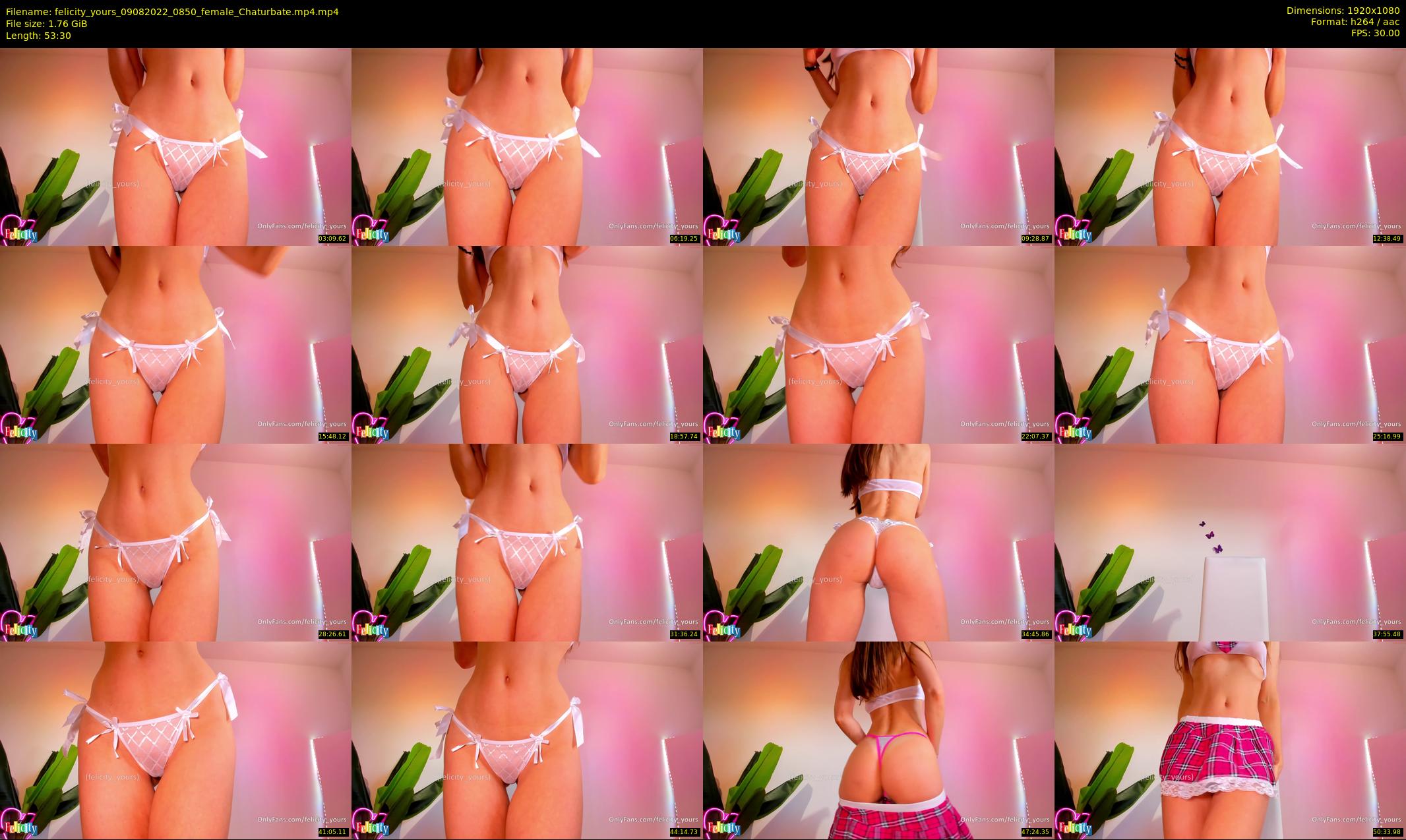 felicity_yours — 54 minute Chaturbate female cam show recording, 1080p, Aug 9, 2022