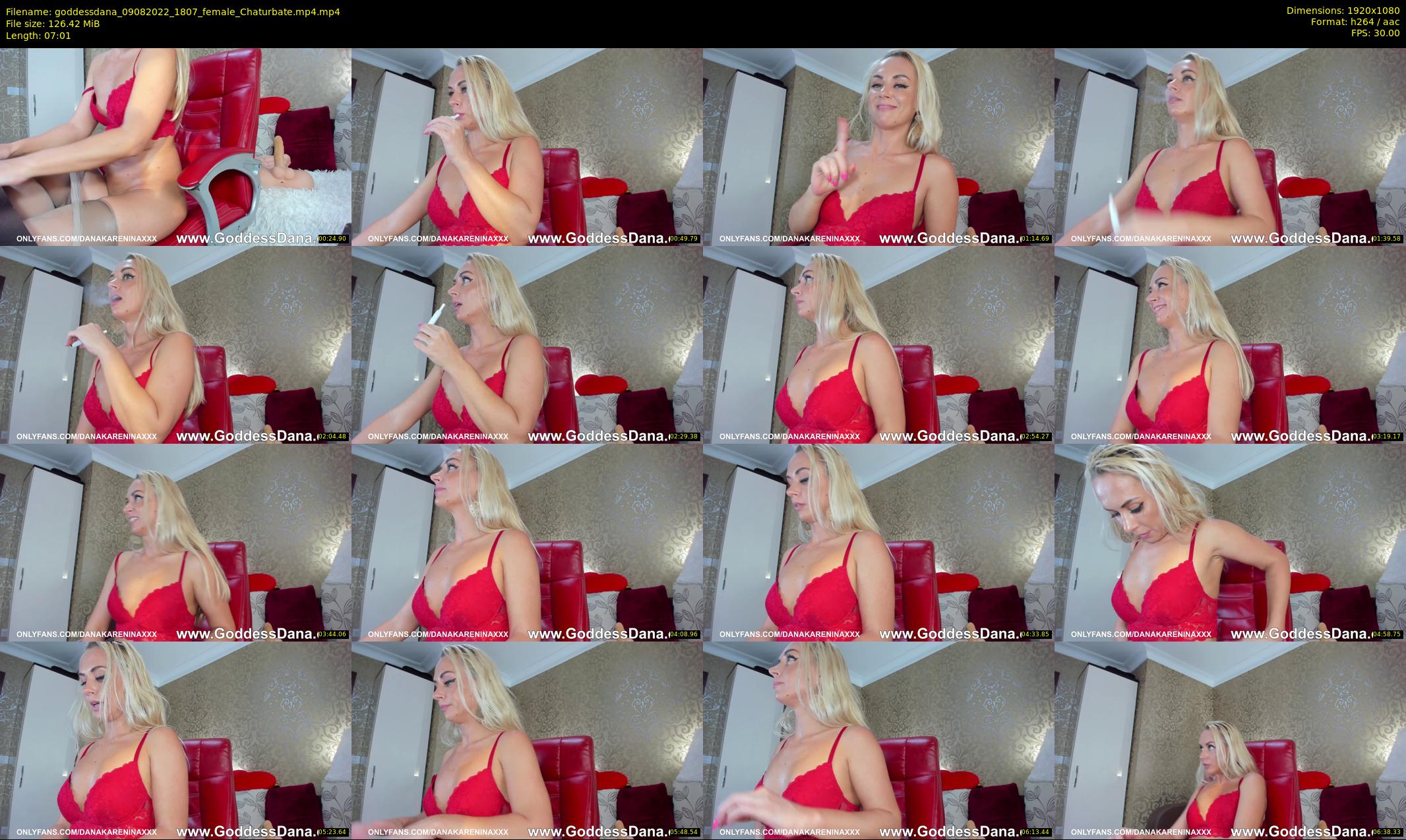 goddessdana — 8 minute Chaturbate female cam show recording, 1080p, Aug 9, 2022