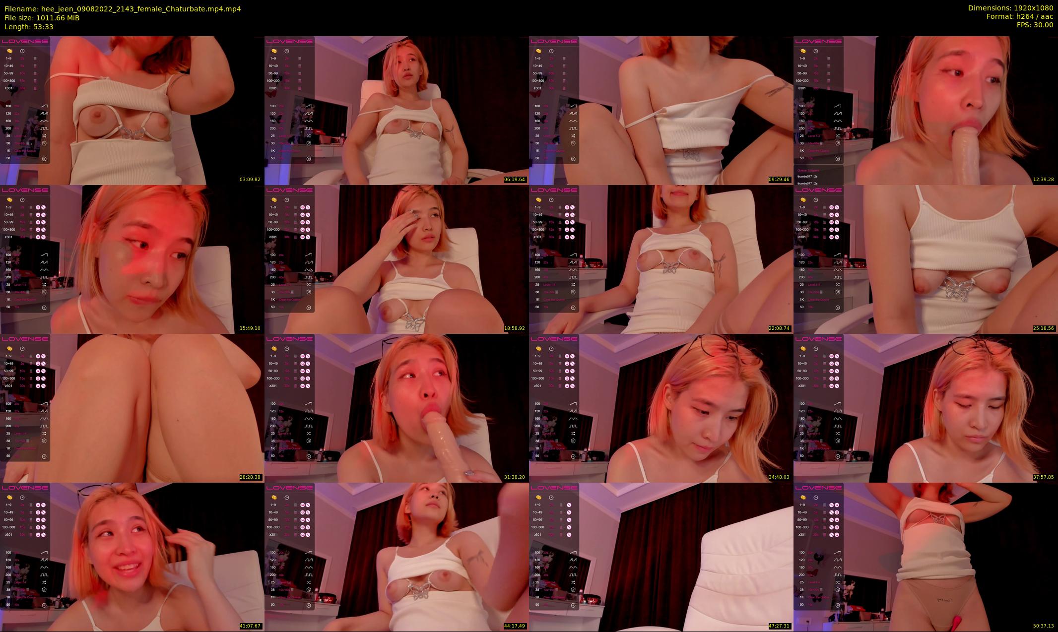 hee_jeen — 54 minute Chaturbate female cam show recording, 1080p, Aug 9, 2022