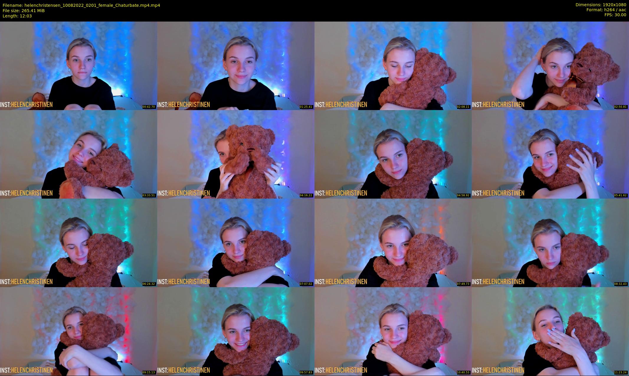 helenchristensen — 13 minute Chaturbate female cam show recording, 1080p, Aug 10, 2022