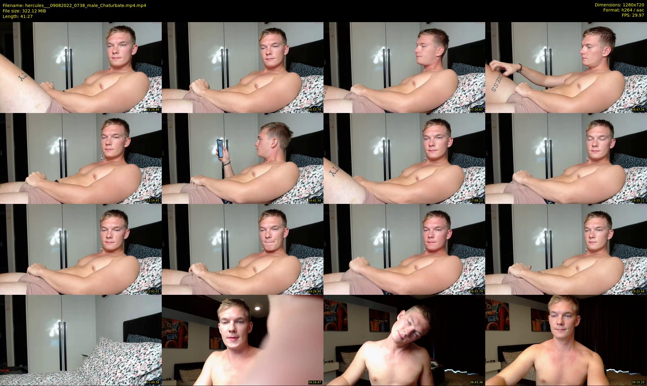 hercules__ — 42 minute Chaturbate male cam show recording, 720p, Aug 9, 2022