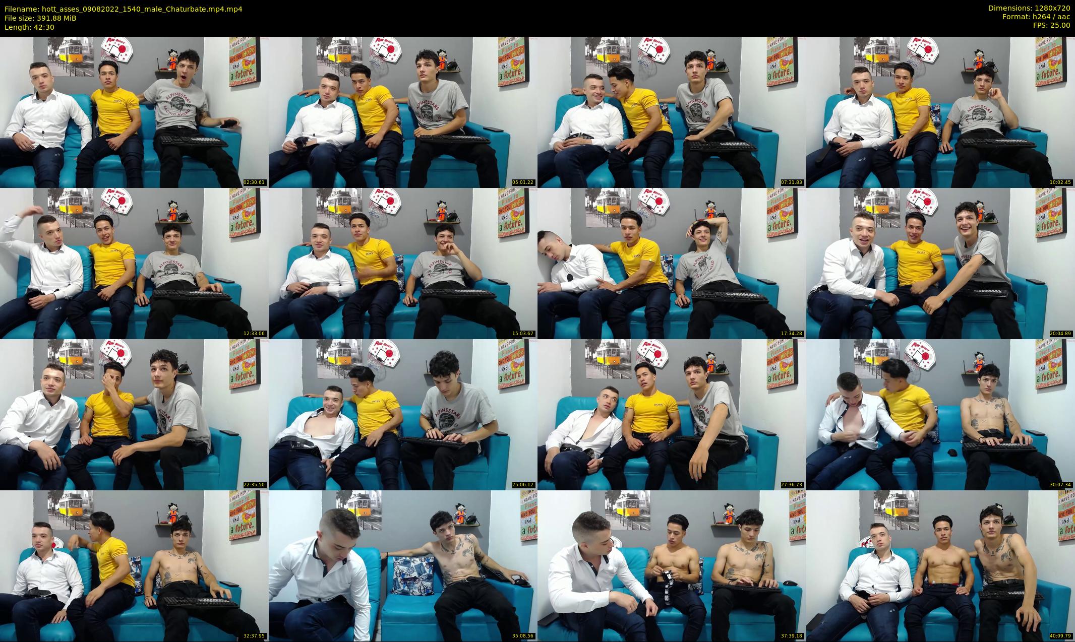 hott_asses — 43 minute Chaturbate male cam show recording, 720p, Aug 9, 2022