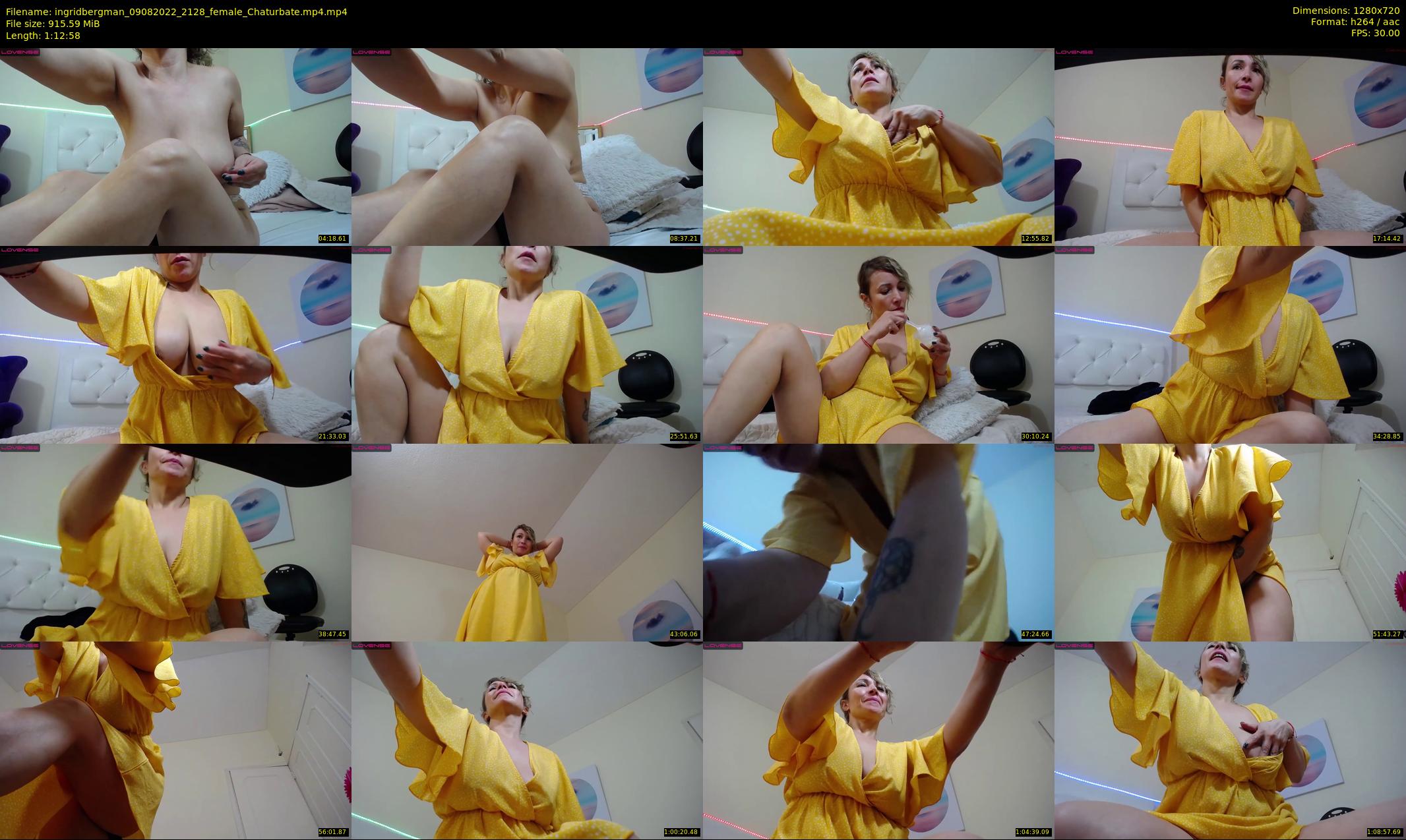 ingridbergman — 73 minute Chaturbate female cam show recording, 720p, Aug 9, 2022