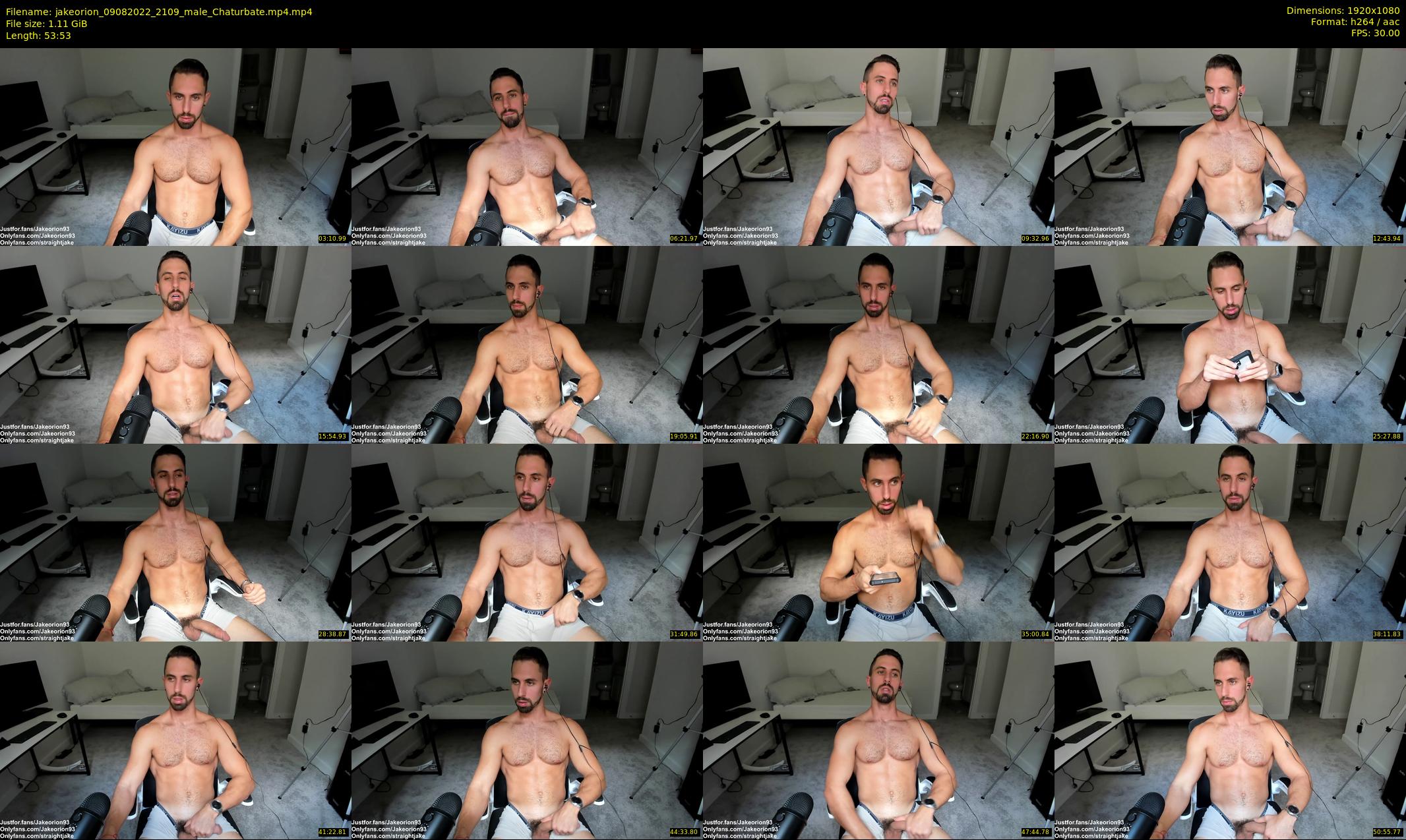 jakeorion — 54 minute Chaturbate male cam show recording, 1080p, Aug 9, 2022
