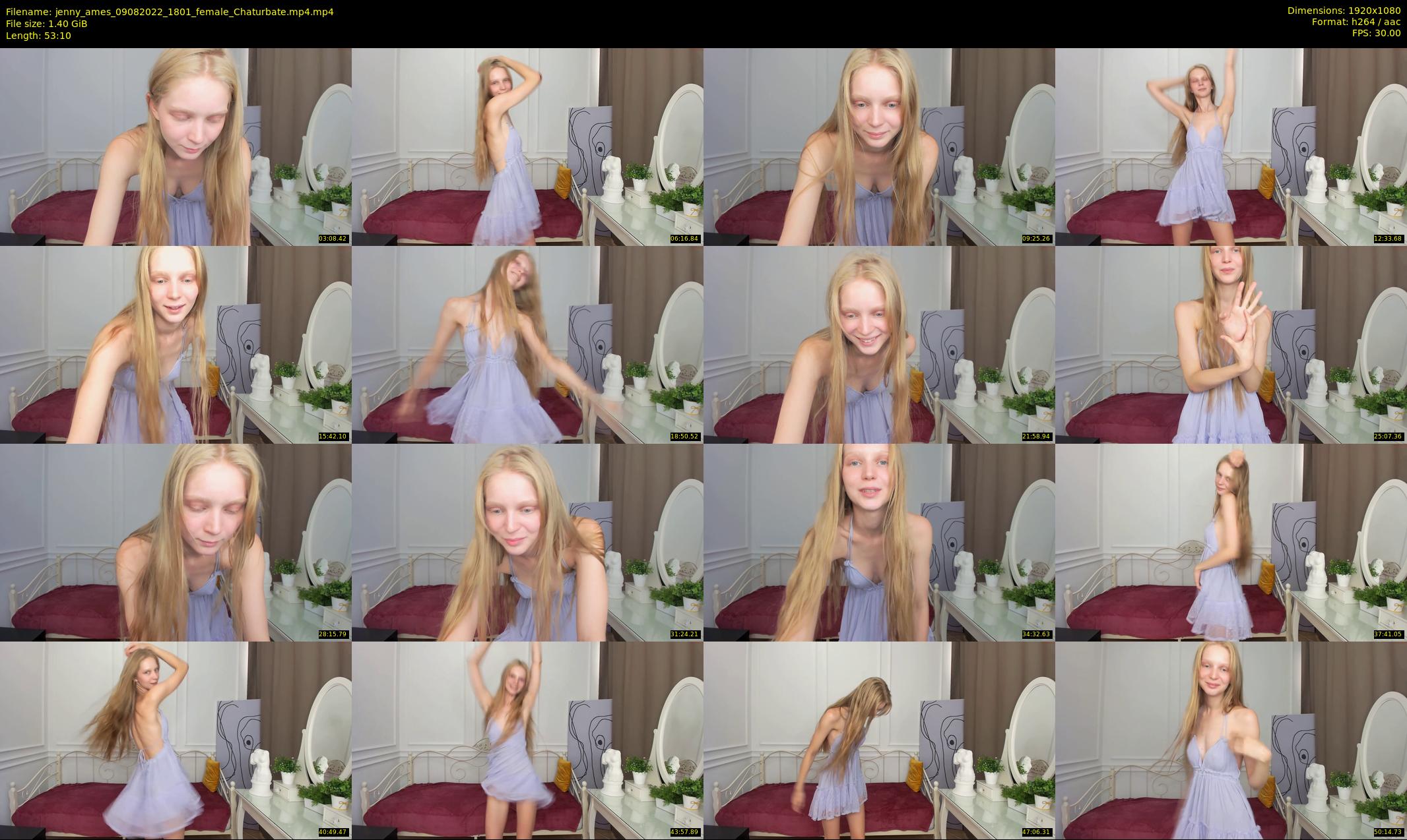 jenny_ames — 54 minute Chaturbate female cam show recording, 1080p, Aug 9, 2022