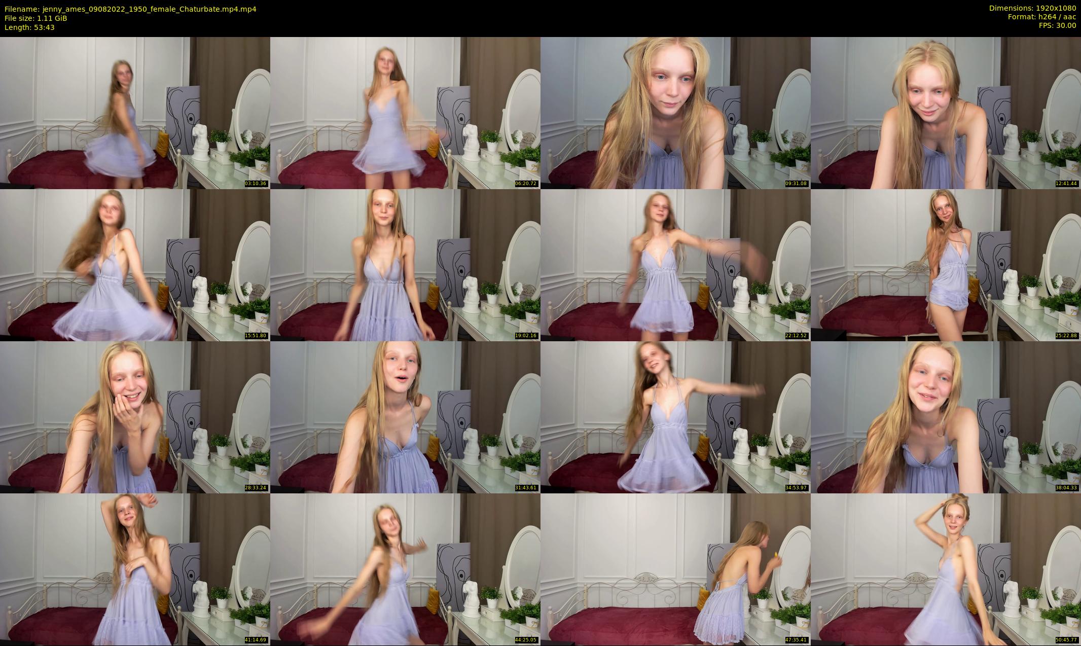 jenny_ames — 54 minute Chaturbate female cam show recording, 1080p, Aug 9, 2022