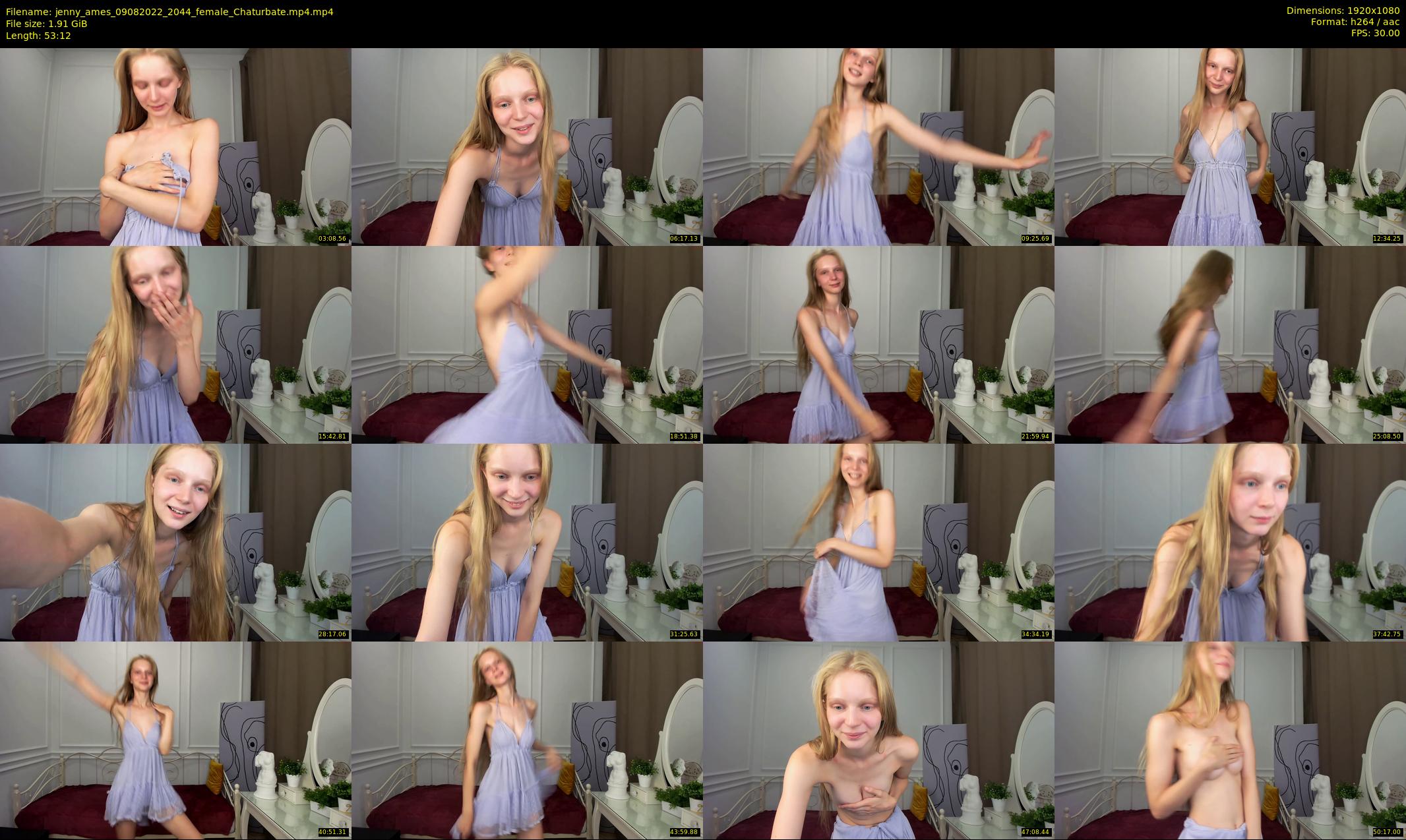 jenny_ames — 54 minute Chaturbate female cam show recording, 1080p, Aug 9, 2022