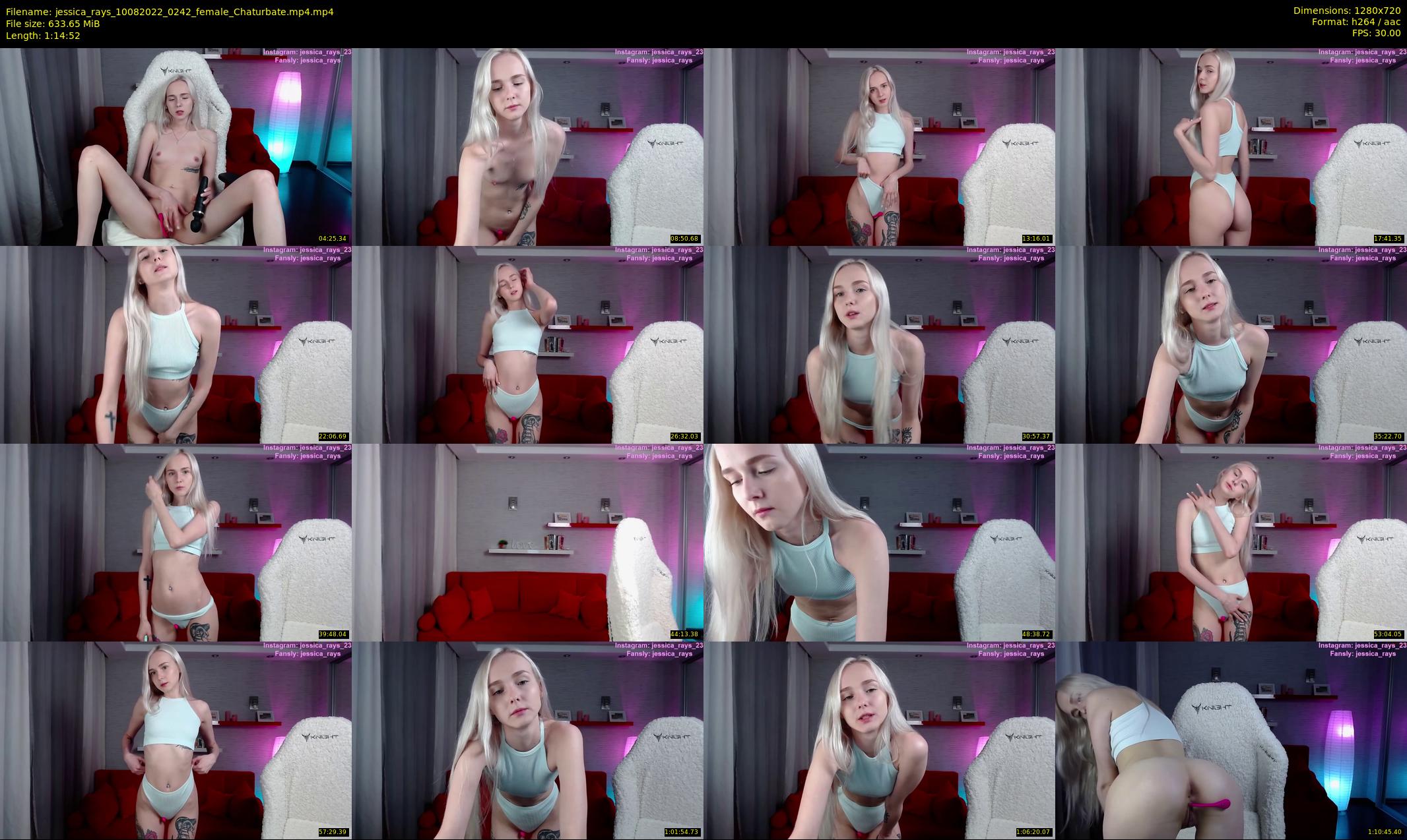 jessica_rays — 75 minute Chaturbate couple cam show recording, 720p, Aug 10, 2022