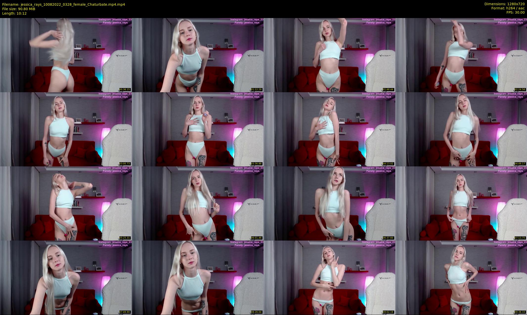 jessica_rays — 11 minute Chaturbate couple cam show recording, 720p, Aug 10, 2022