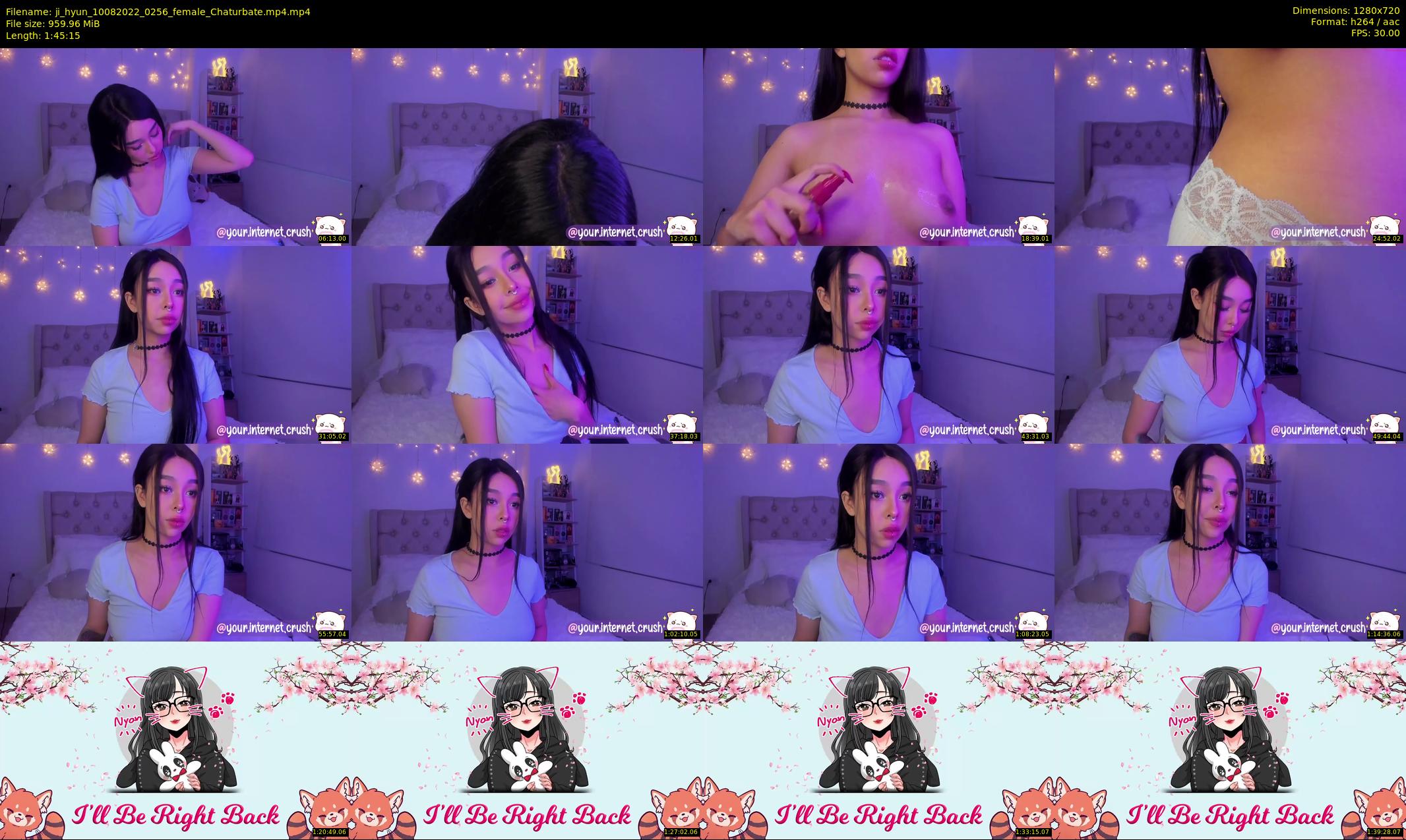 ji_hyun — 106 minute Chaturbate female cam show recording, 720p, Aug 10, 2022