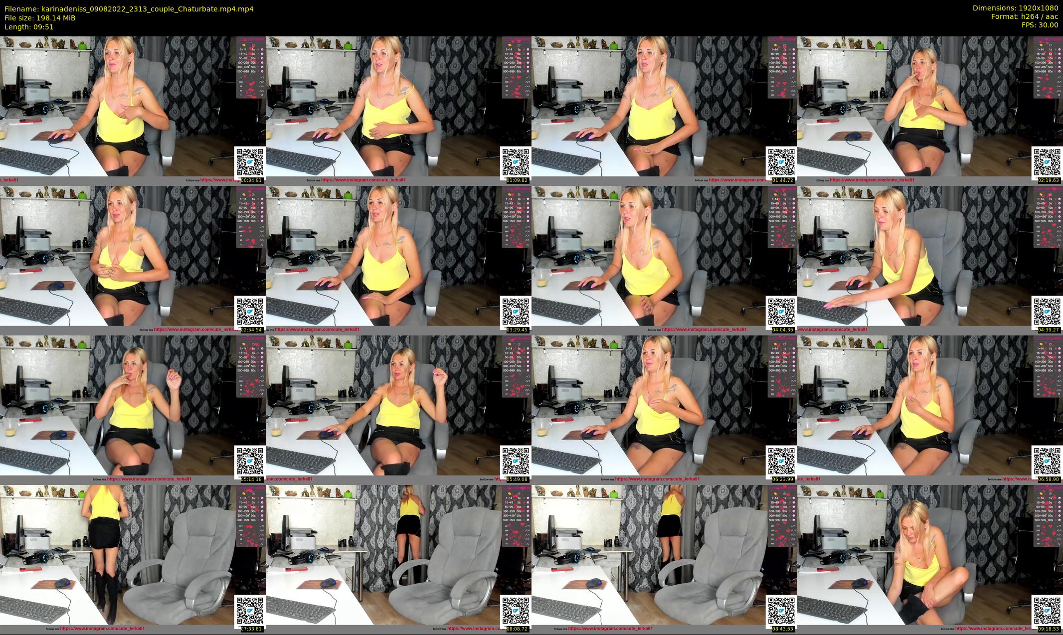 karinadeniss — 10 minute Chaturbate couple cam show recording, 1080p, Aug 9, 2022