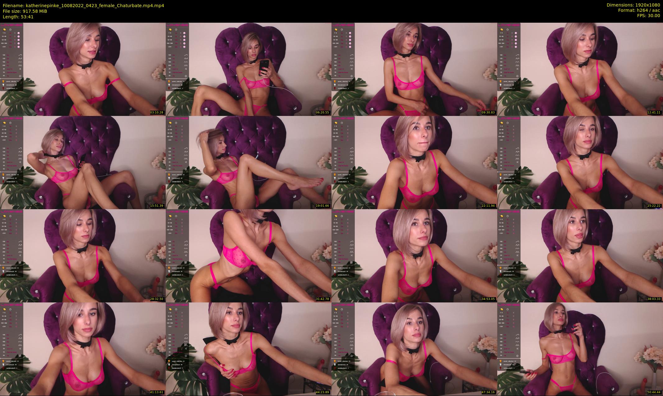 katherinepinke — 54 minute Chaturbate female cam show recording, 1080p, Aug 10, 2022