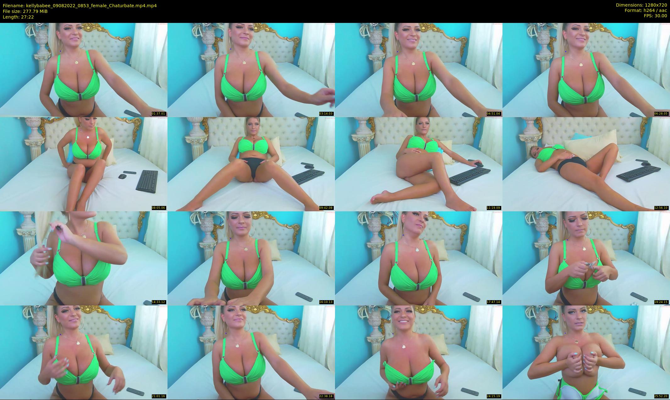 kellybabee — 28 minute Chaturbate female cam show recording, 720p, Aug 9, 2022