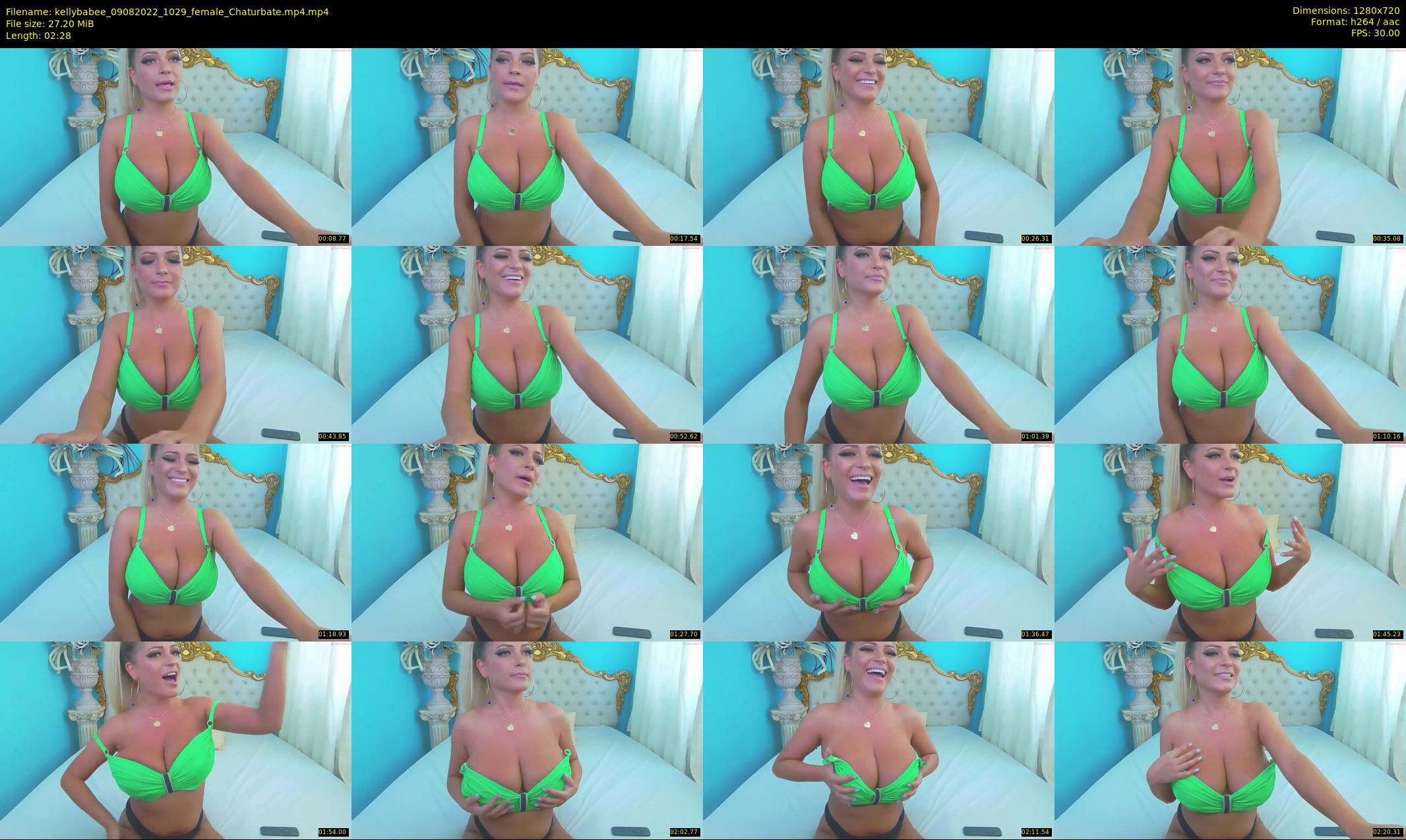 kellybabee — 3 minute Chaturbate female cam show recording, 720p, Aug 9, 2022