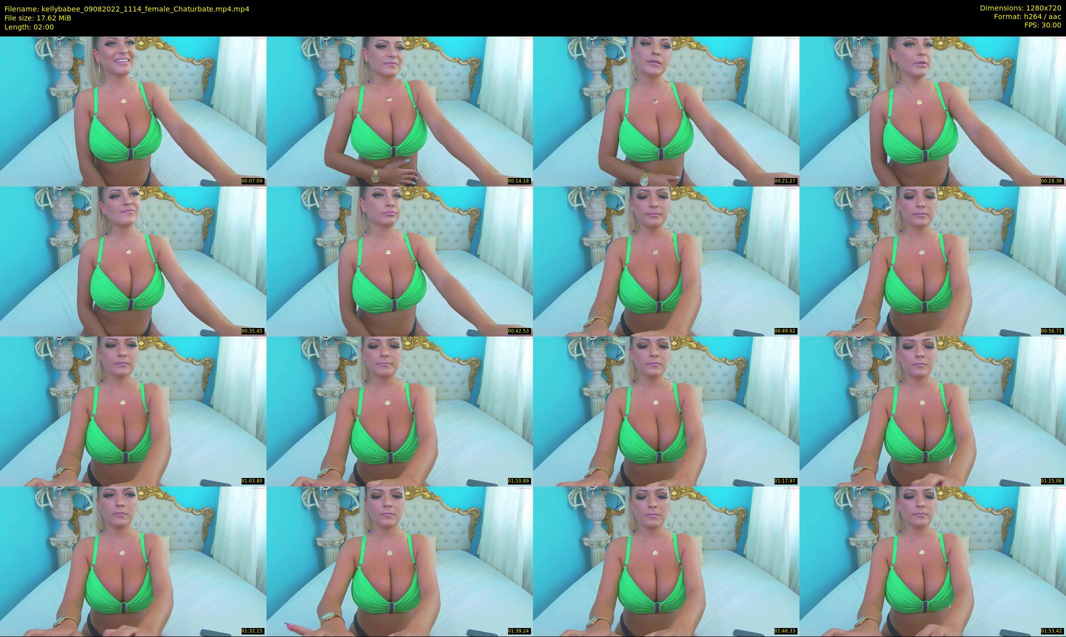 kellybabee — 2 minute Chaturbate female cam show recording, 720p, Aug 9, 2022