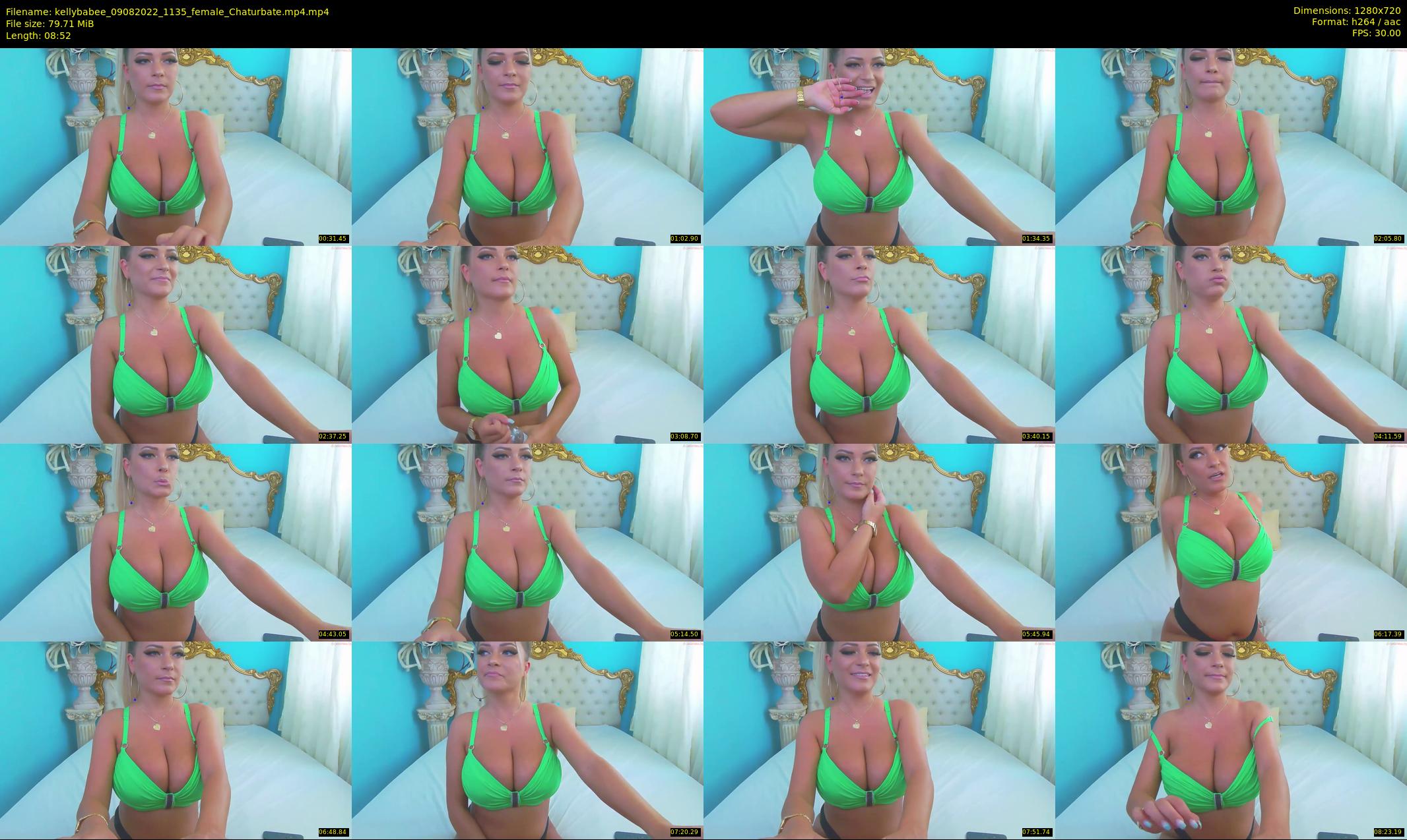 kellybabee — 9 minute Chaturbate female cam show recording, 720p, Aug 9, 2022