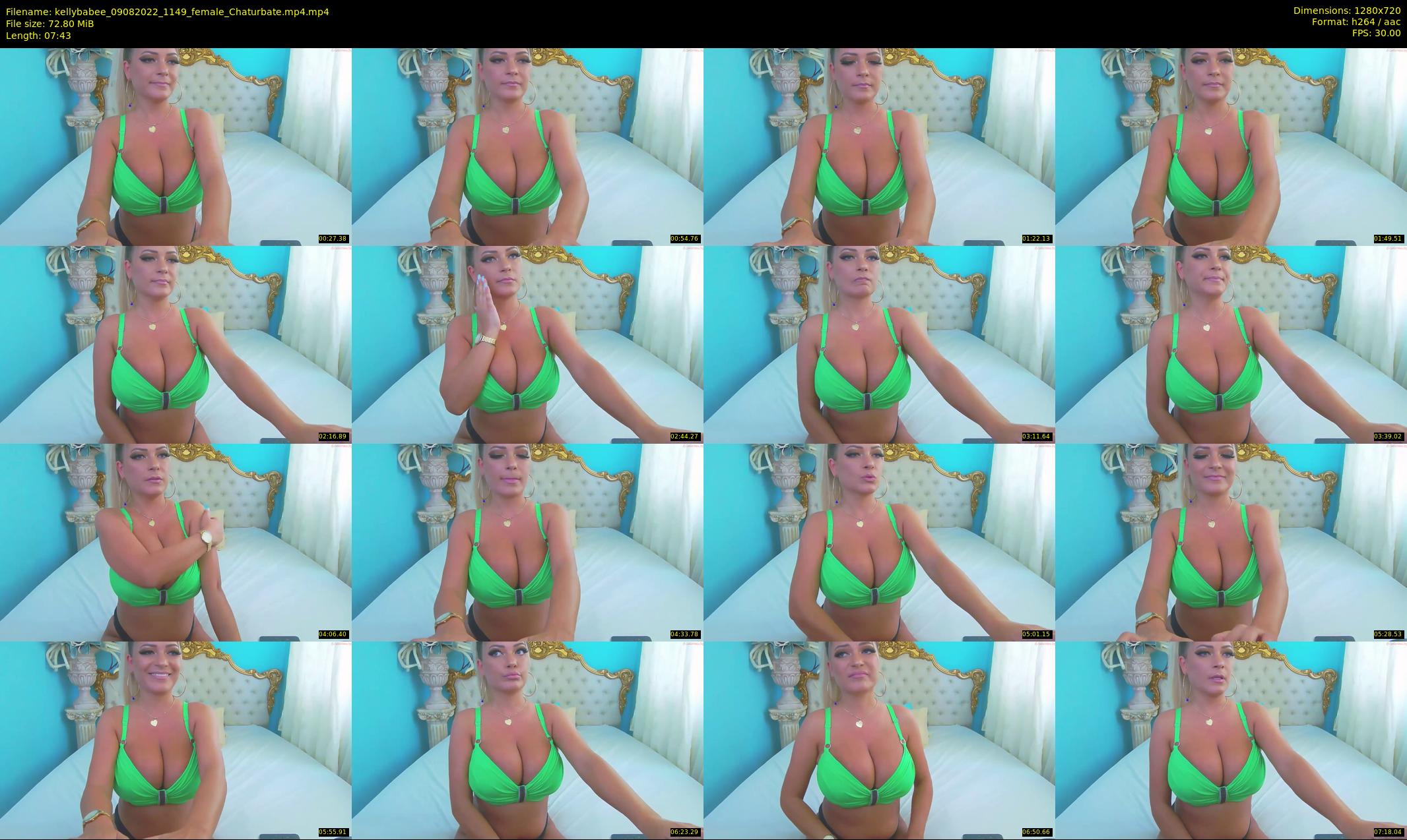 kellybabee — 8 minute Chaturbate female cam show recording, 720p, Aug 9, 2022