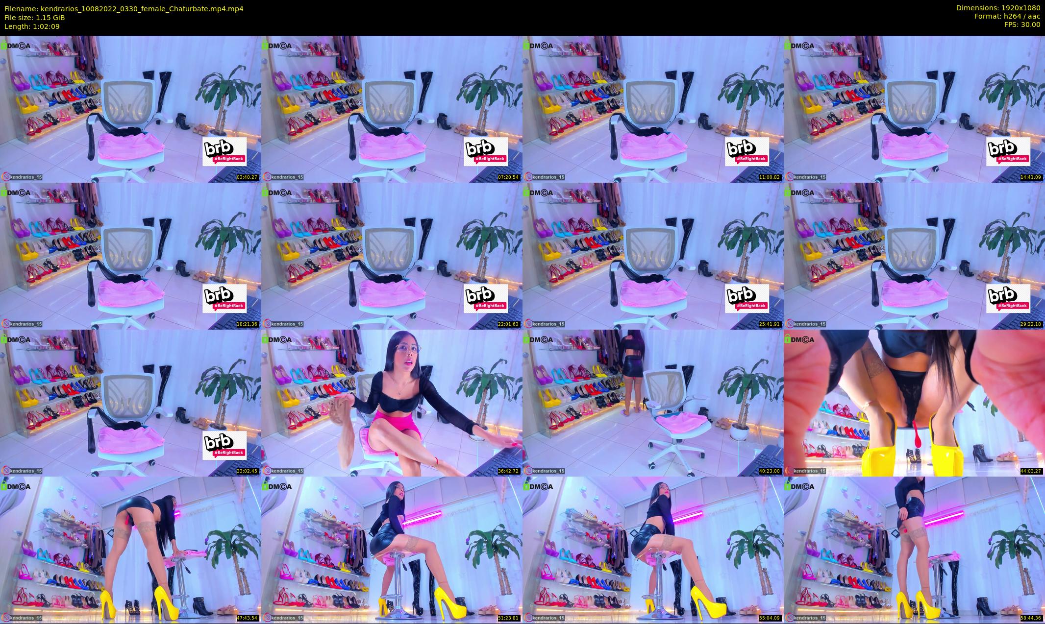 kendrarios — 63 minute Chaturbate female cam show recording, 1080p, Aug 10, 2022