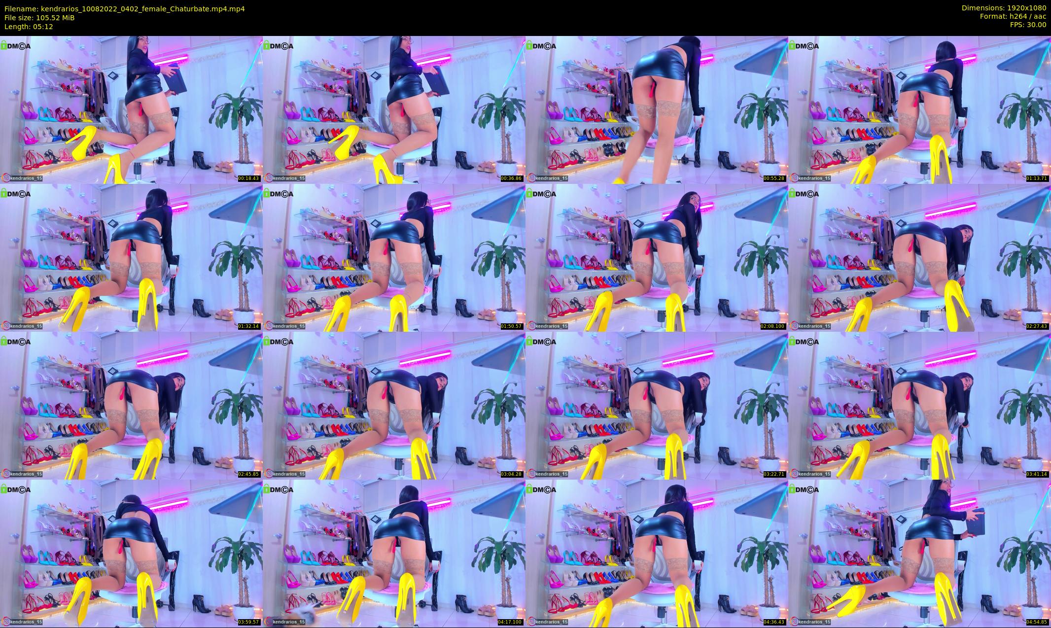 kendrarios — 6 minute Chaturbate female cam show recording, 1080p, Aug 10, 2022
