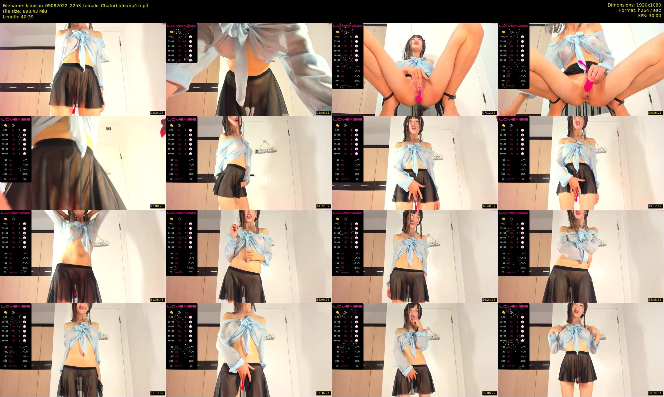 kimisun — 41 minute Chaturbate female cam show recording, 1080p, Aug 9, 2022