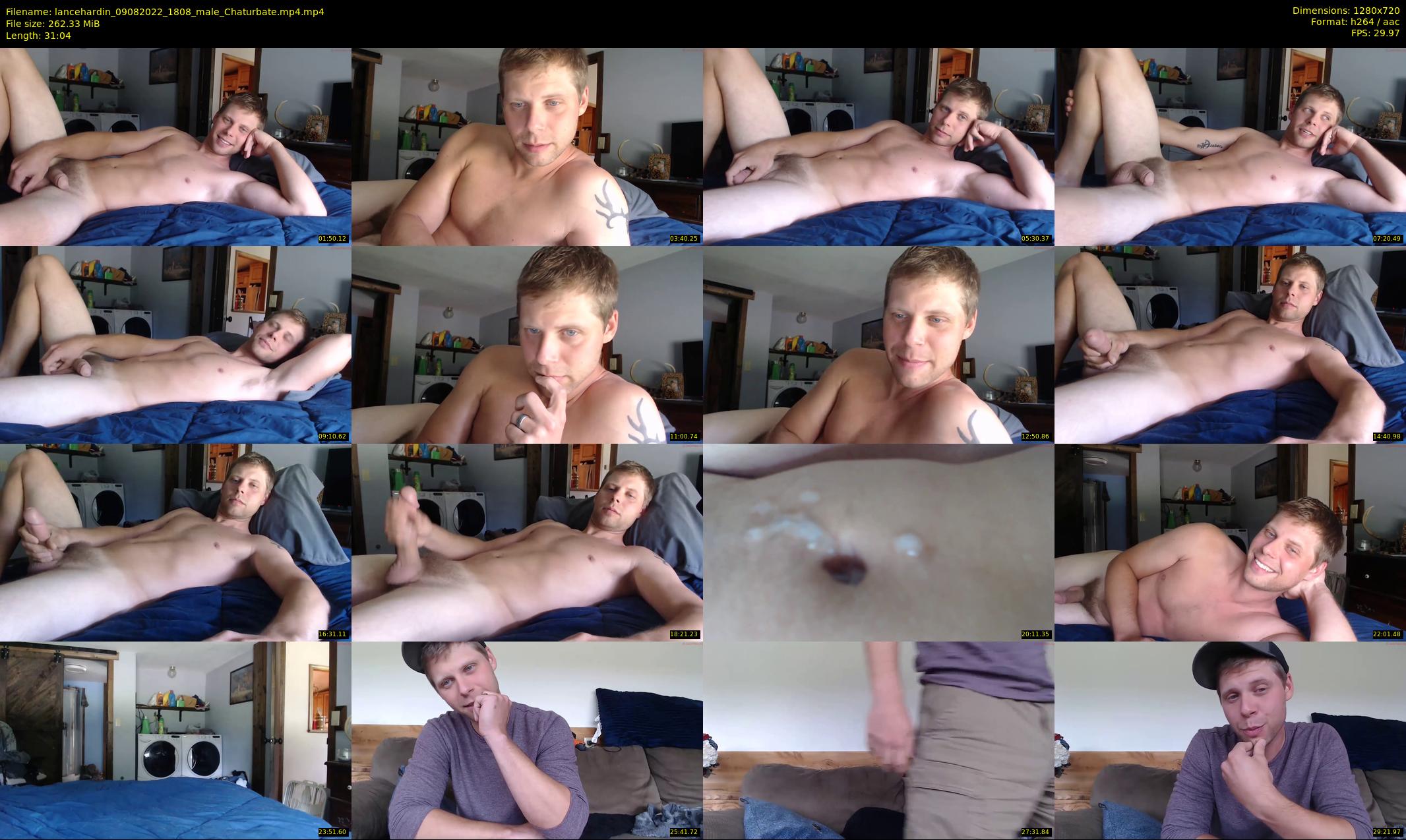 lancehardin — 32 minute Chaturbate male cam show recording, 720p, Aug 9, 2022