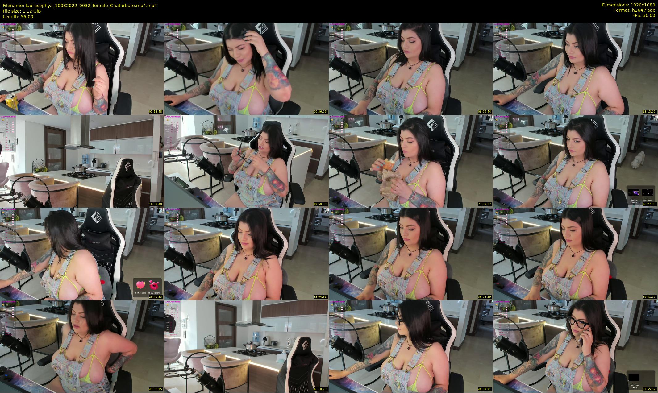 laurasophya — 56 minute Chaturbate female cam show recording, 1080p, Aug 10, 2022