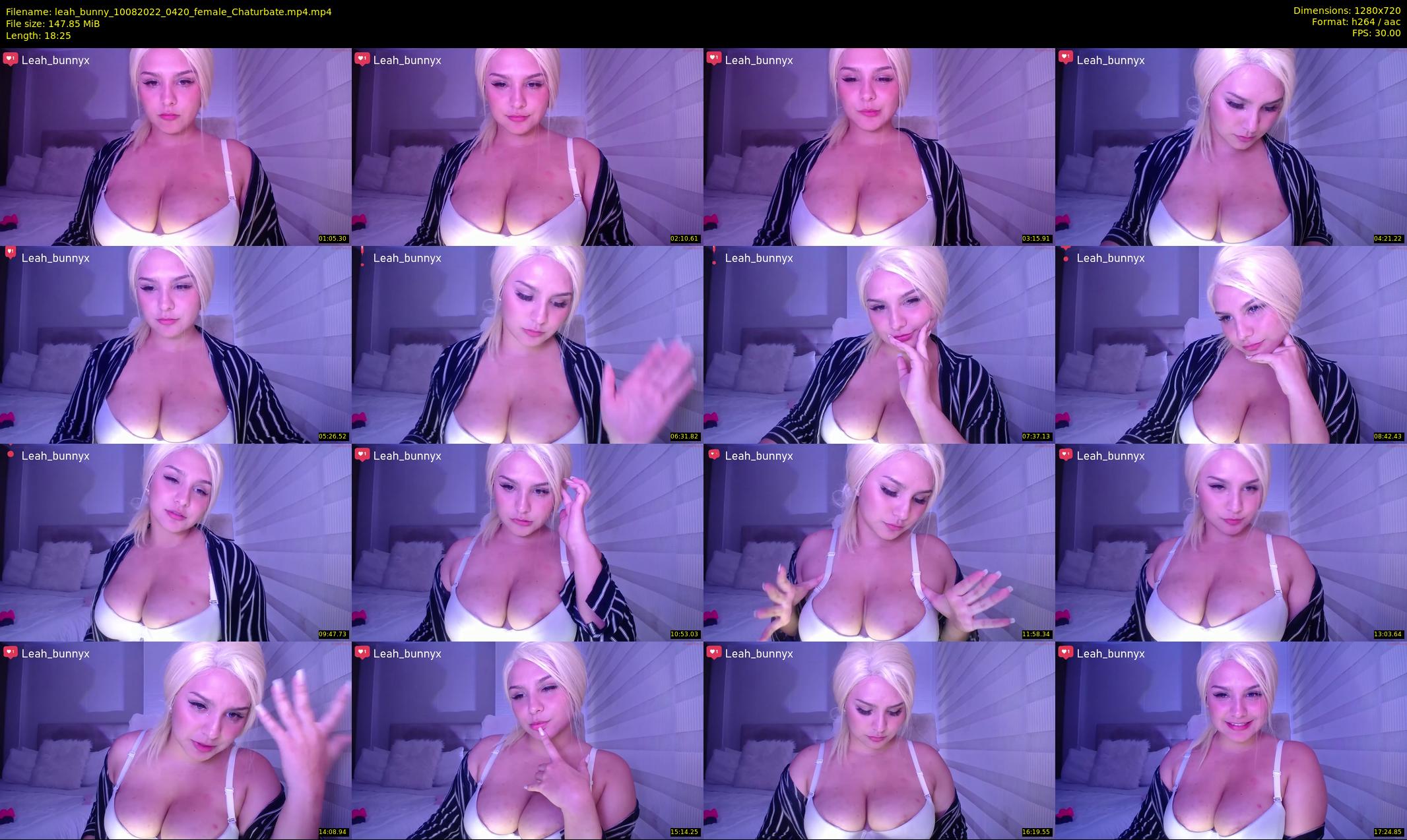 leah_bunny — 19 minute Chaturbate female cam show recording, 720p, Aug 10, 2022
